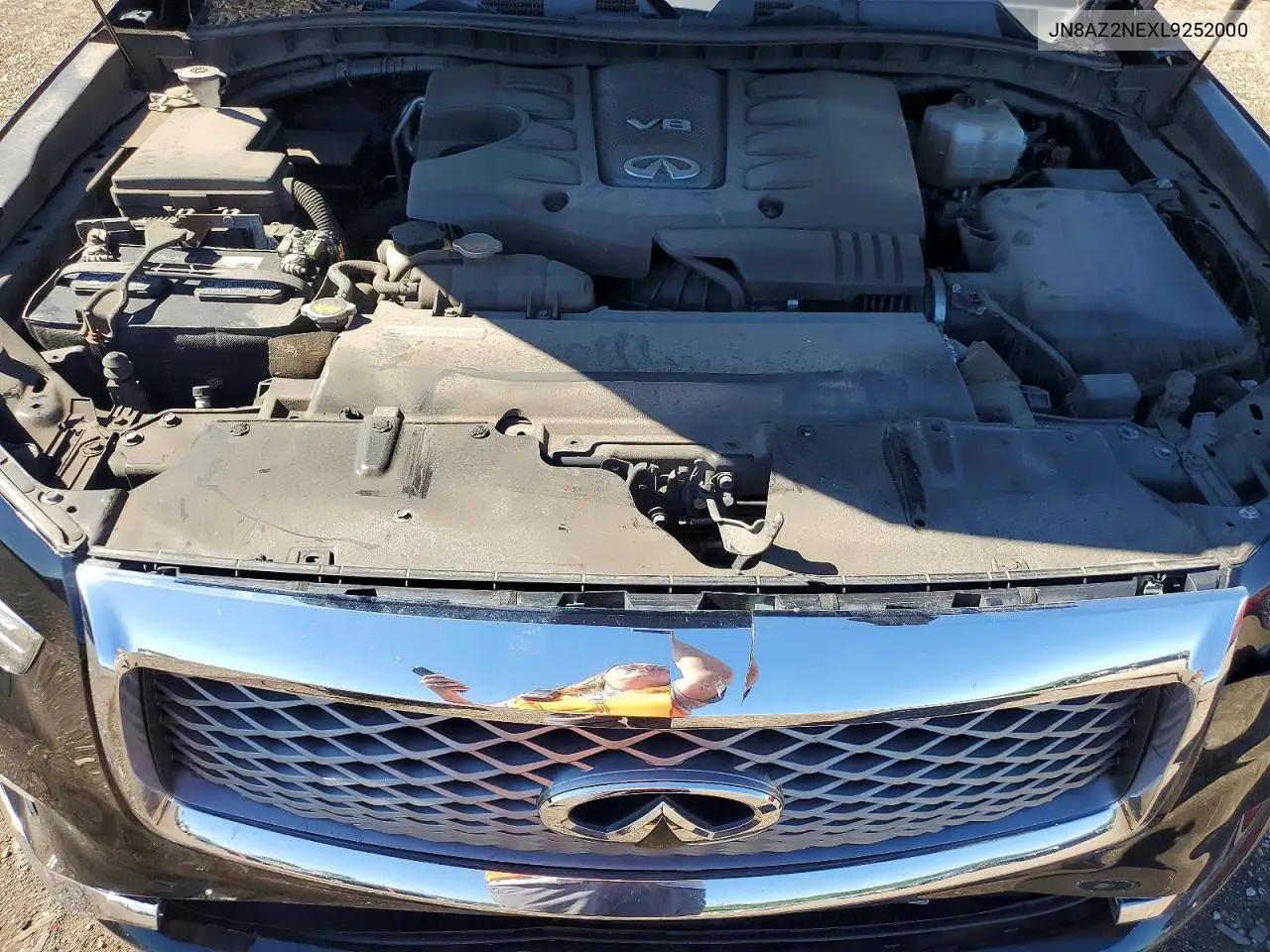 2020 Infiniti Qx80 Luxe VIN: JN8AZ2NEXL9252000 Lot: 57925186
