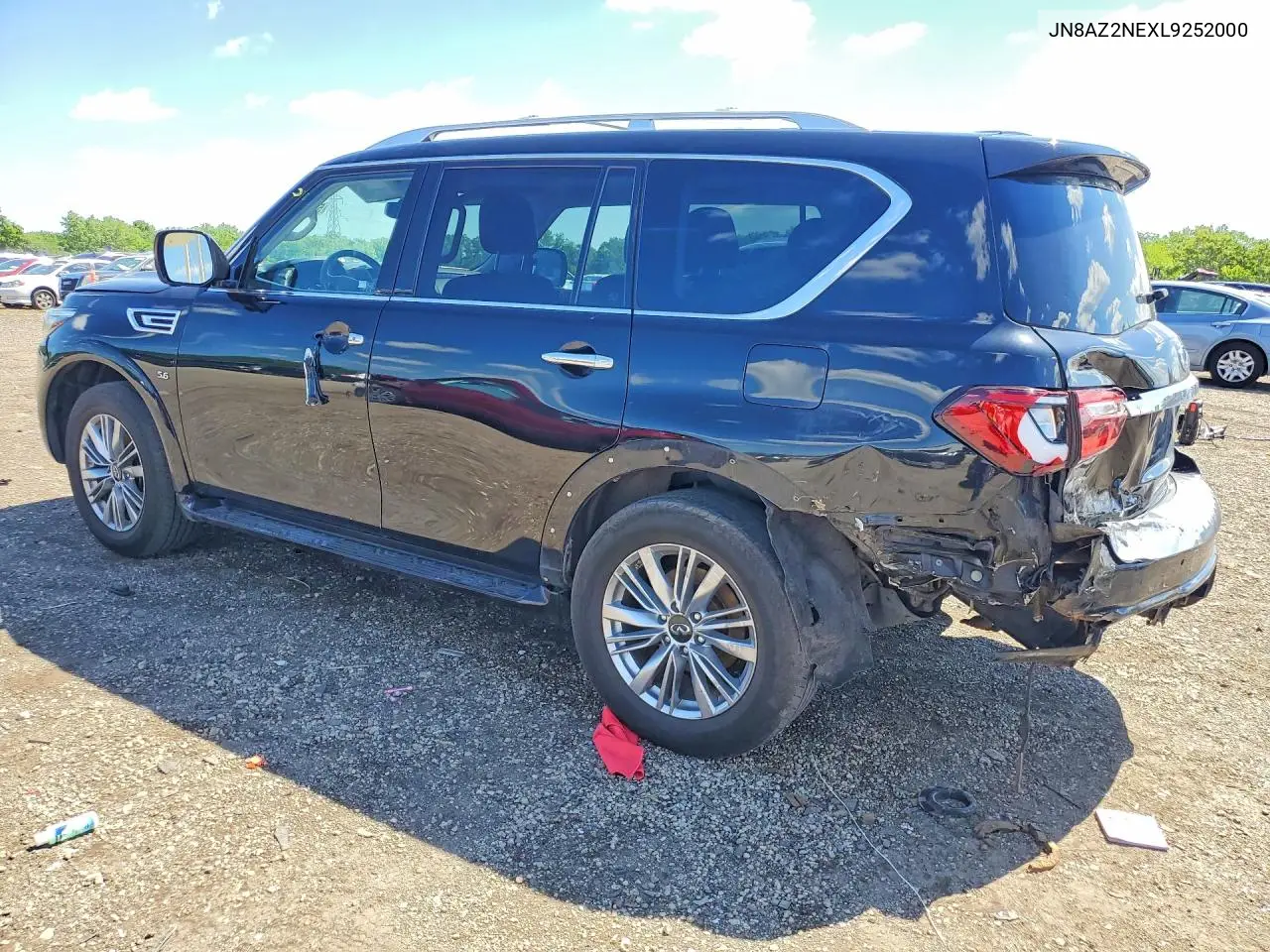 2020 Infiniti Qx80 Luxe VIN: JN8AZ2NEXL9252000 Lot: 57925186