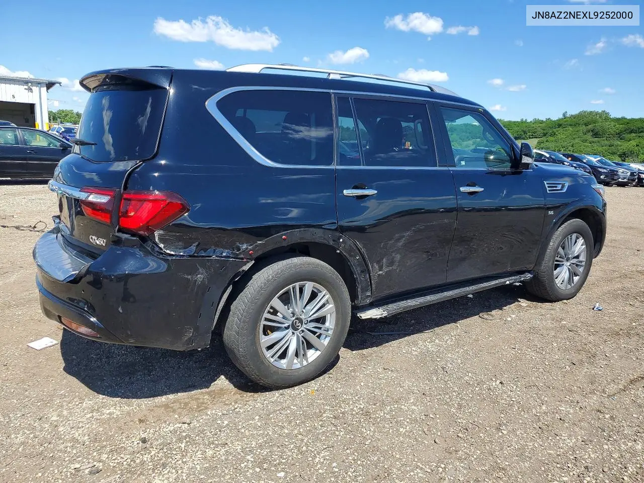 2020 Infiniti Qx80 Luxe VIN: JN8AZ2NEXL9252000 Lot: 57925186