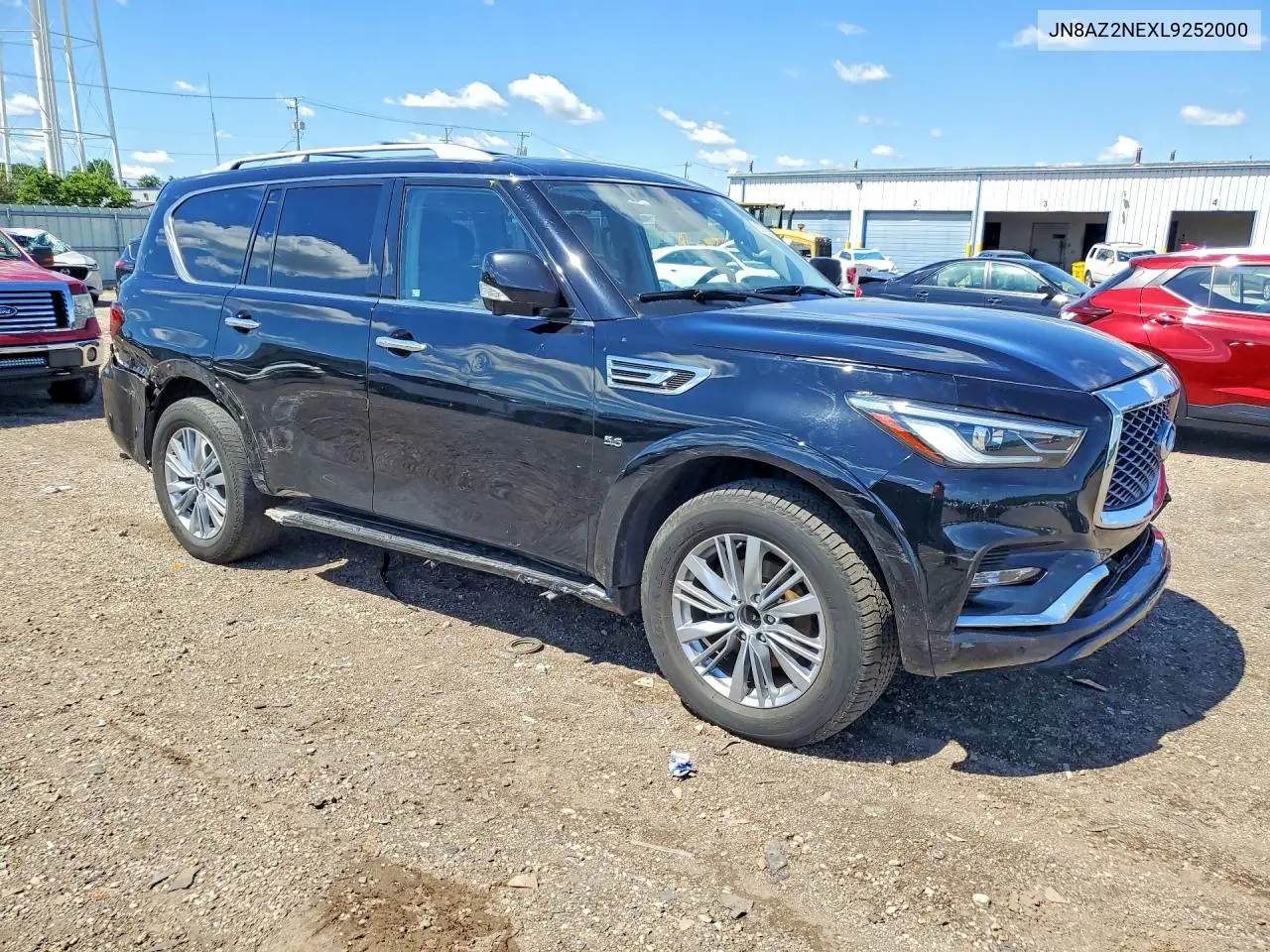 2020 Infiniti Qx80 Luxe VIN: JN8AZ2NEXL9252000 Lot: 57925186