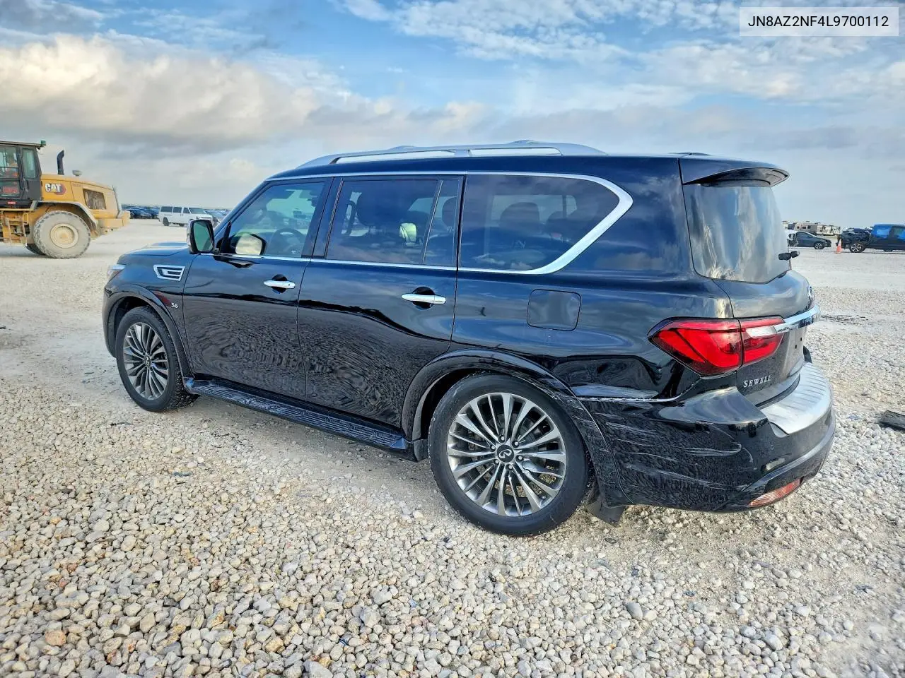 2020 Infiniti Qx80 Luxe VIN: JN8AZ2NF4L9700112 Lot: 58970226