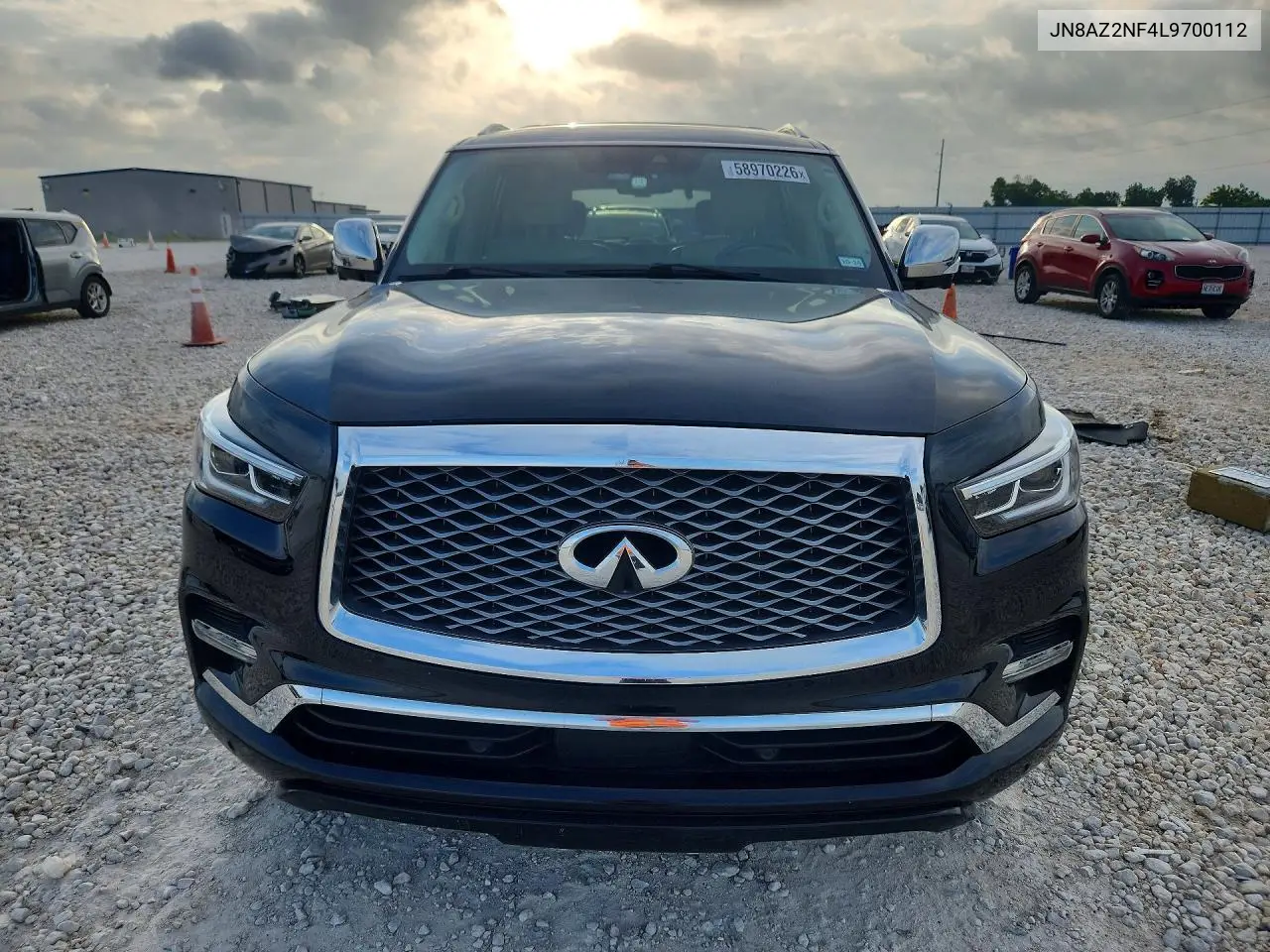 2020 Infiniti Qx80 Luxe VIN: JN8AZ2NF4L9700112 Lot: 58970226
