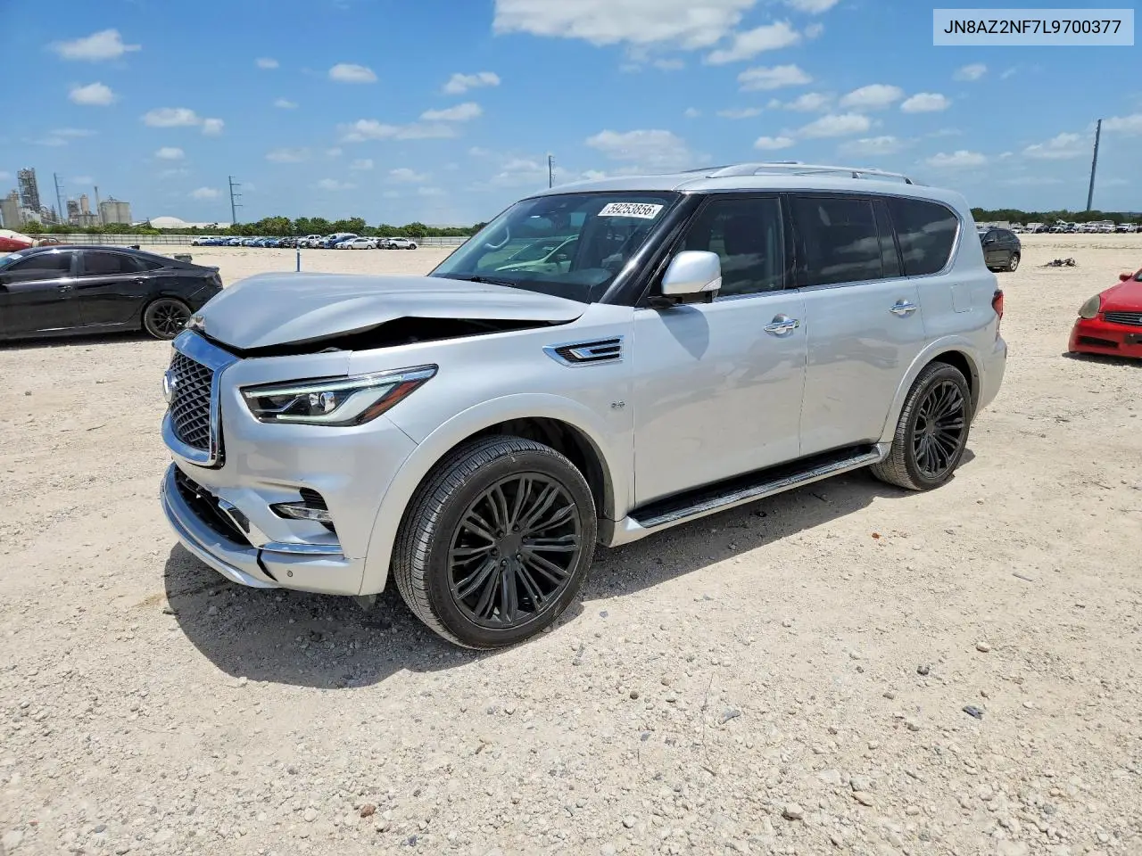 2020 Infiniti Qx80 Luxe VIN: JN8AZ2NF7L9700377 Lot: 59253856