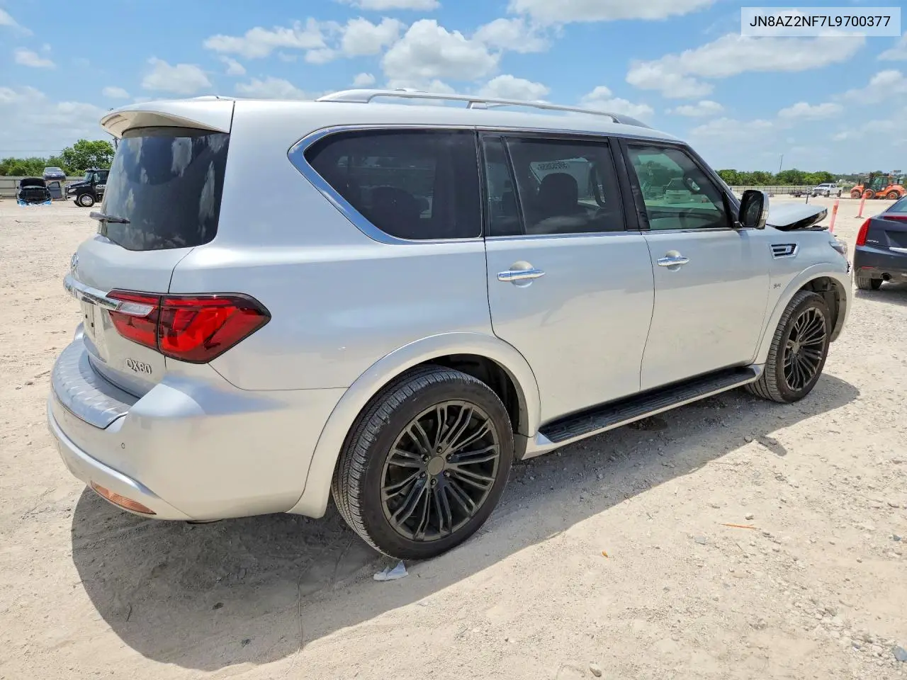 2020 Infiniti Qx80 Luxe VIN: JN8AZ2NF7L9700377 Lot: 59253856