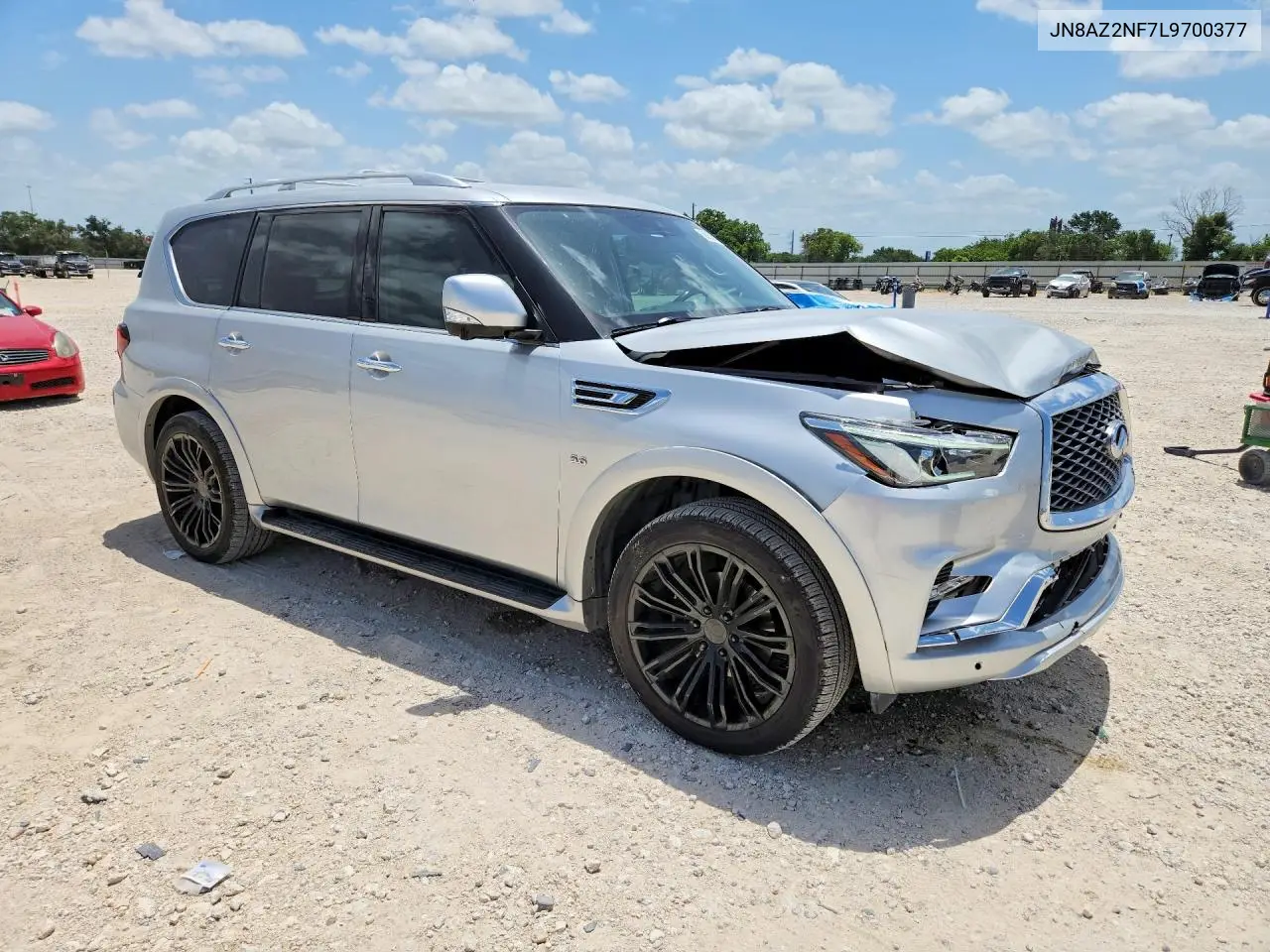 2020 Infiniti Qx80 Luxe VIN: JN8AZ2NF7L9700377 Lot: 59253856