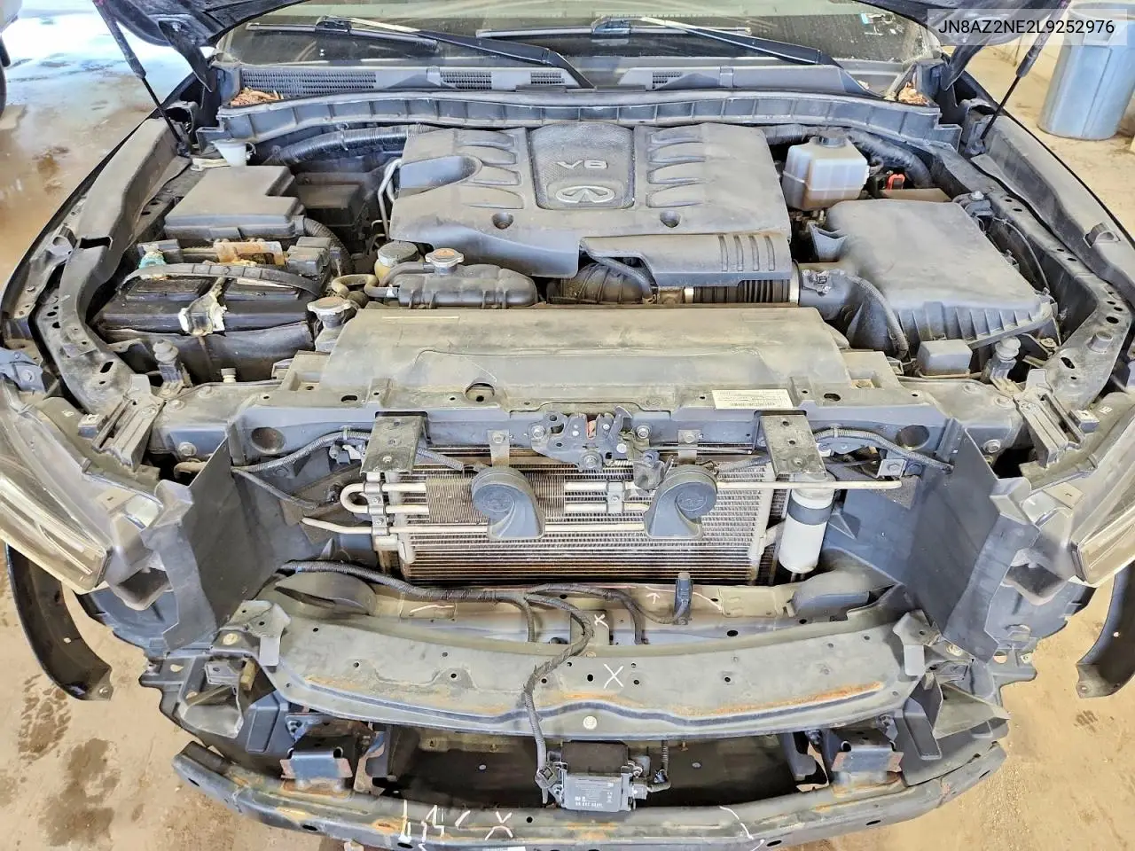 2020 Infiniti Qx80 Luxe VIN: JN8AZ2NE2L9252976 Lot: 60242056