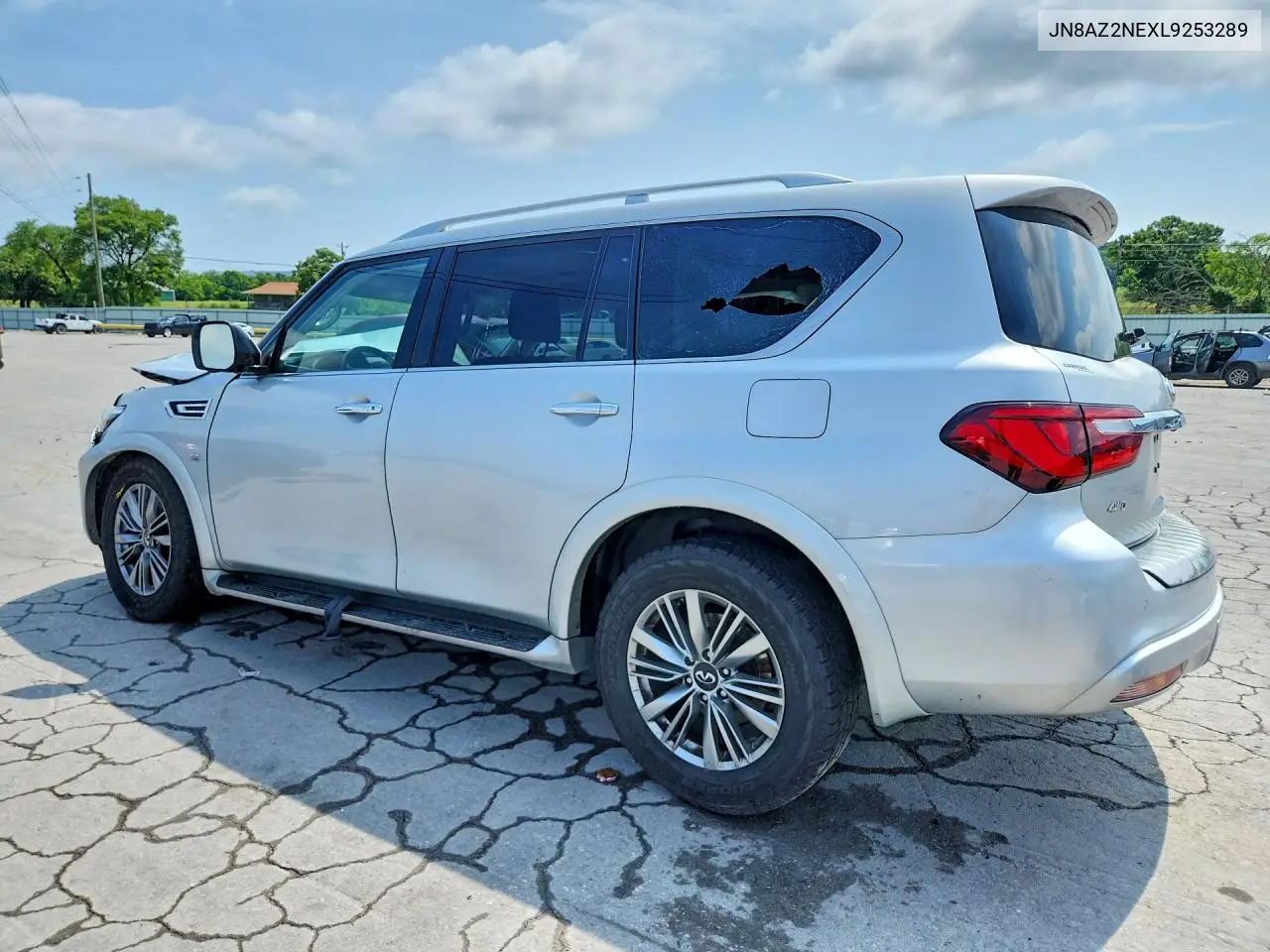 2020 Infiniti Qx80 Luxe VIN: JN8AZ2NEXL9253289 Lot: 60273896