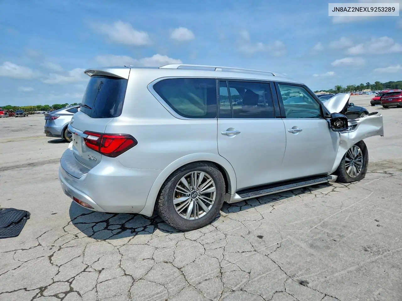 2020 Infiniti Qx80 Luxe VIN: JN8AZ2NEXL9253289 Lot: 60273896