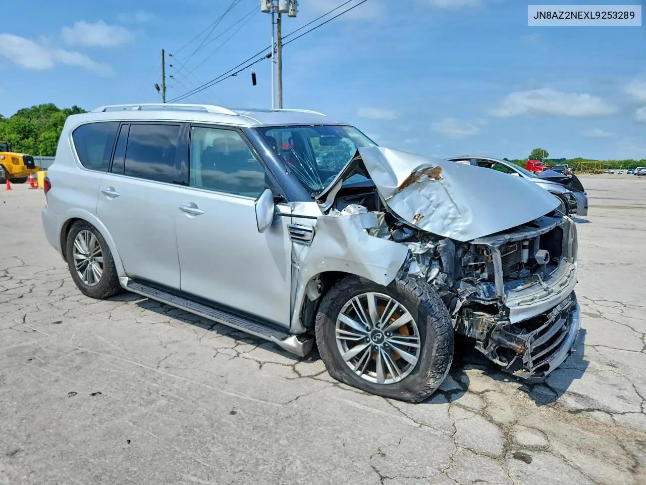 2020 Infiniti Qx80 Luxe VIN: JN8AZ2NEXL9253289 Lot: 60273896