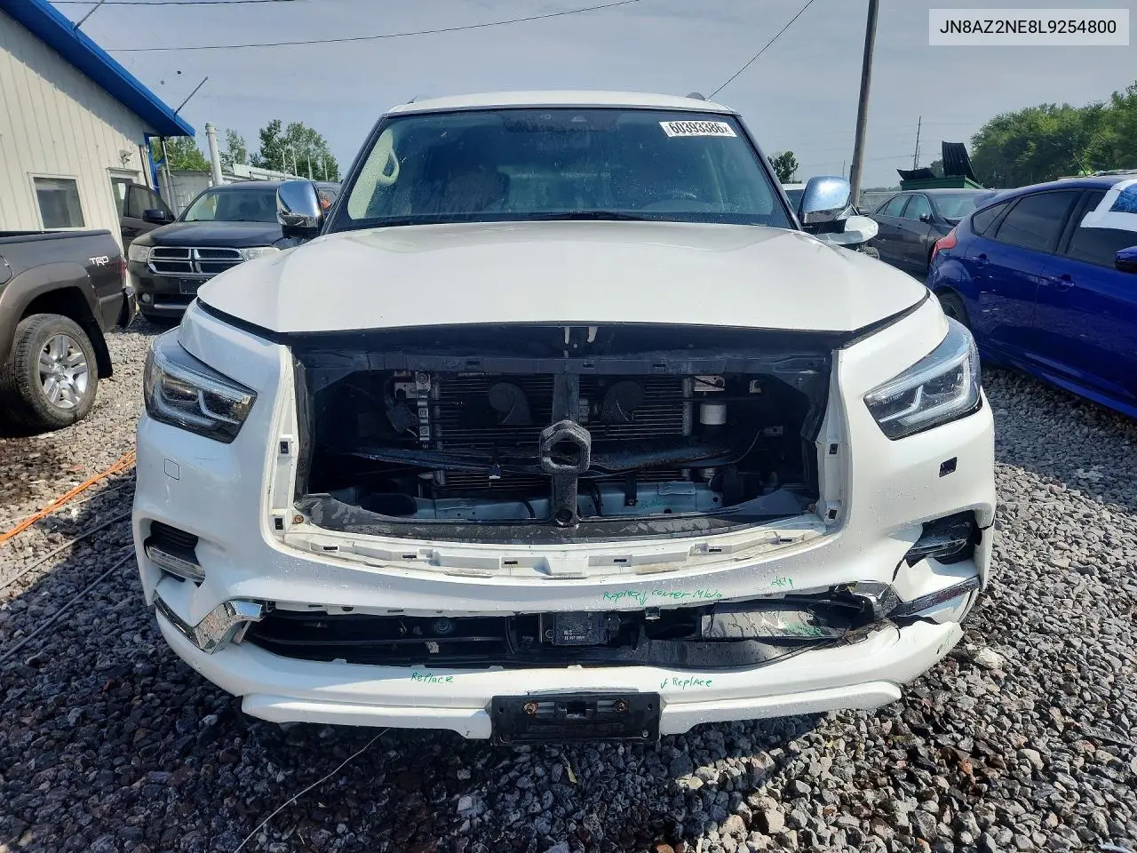 2020 Infiniti Qx80 Luxe VIN: JN8AZ2NE8L9254800 Lot: 60393386