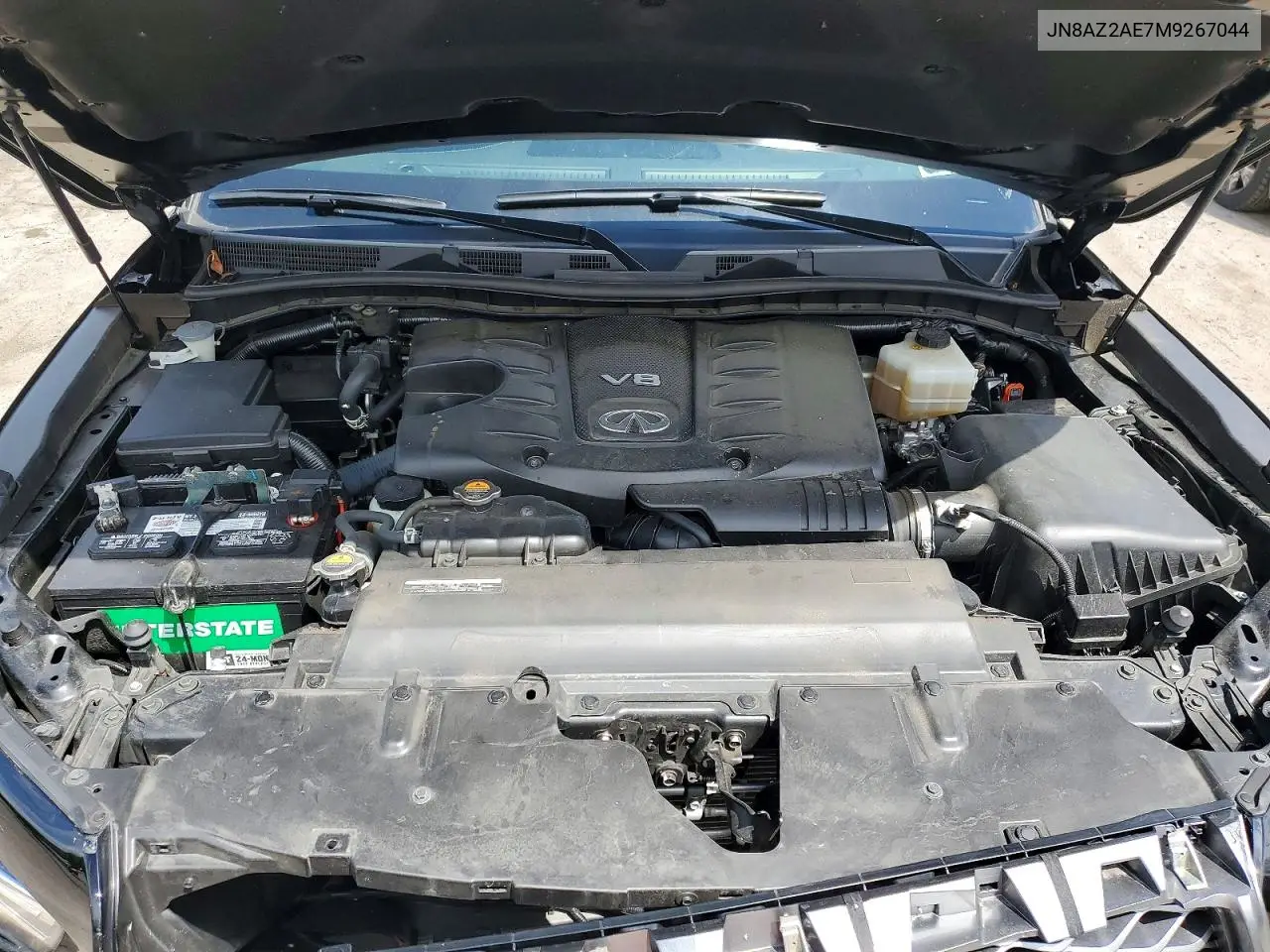 2021 Infiniti Qx80 Luxe VIN: JN8AZ2AE7M9267044 Lot: 54683726