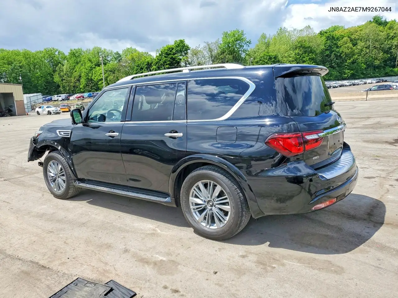 2021 Infiniti Qx80 Luxe VIN: JN8AZ2AE7M9267044 Lot: 54683726