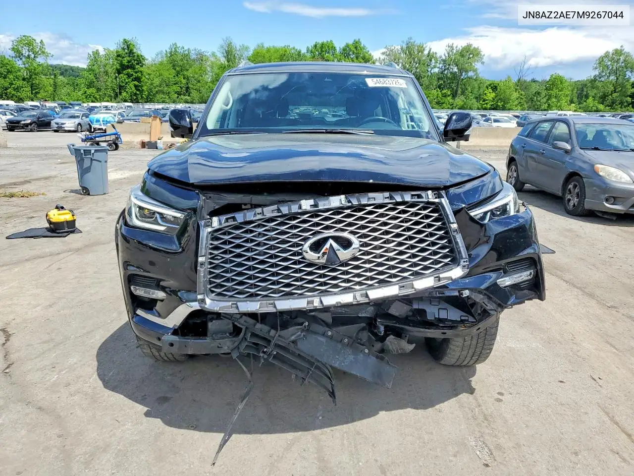 2021 Infiniti Qx80 Luxe VIN: JN8AZ2AE7M9267044 Lot: 54683726