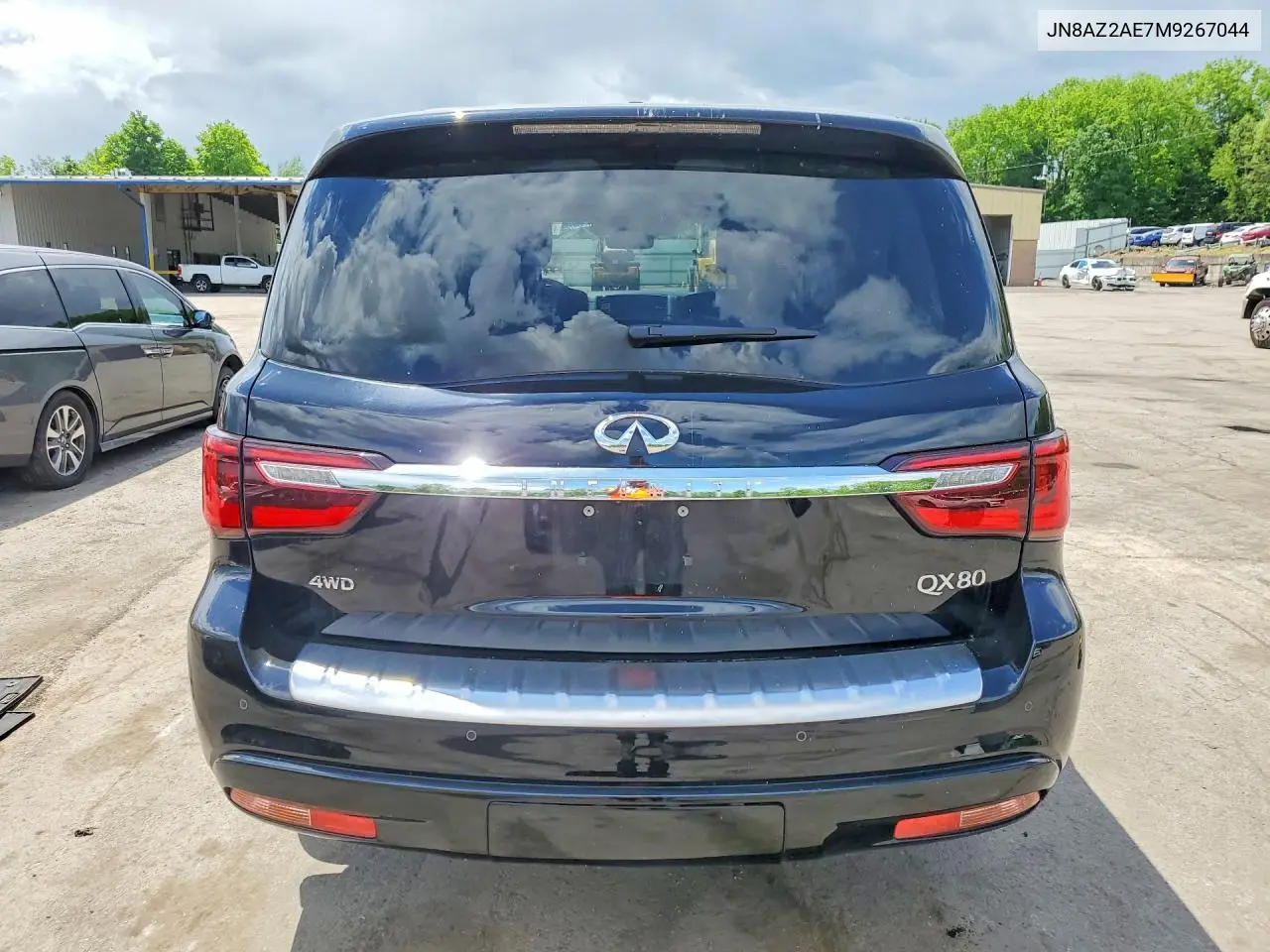 2021 Infiniti Qx80 Luxe VIN: JN8AZ2AE7M9267044 Lot: 54683726