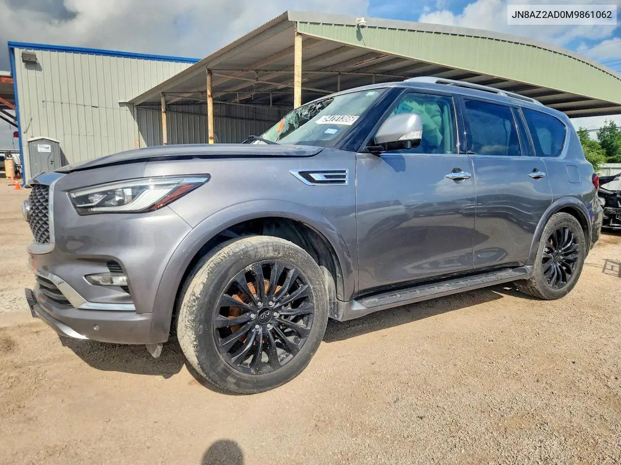 2021 Infiniti Qx80 Luxe VIN: JN8AZ2AD0M9861062 Lot: 54791366