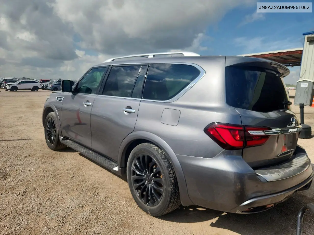 2021 Infiniti Qx80 Luxe VIN: JN8AZ2AD0M9861062 Lot: 54791366