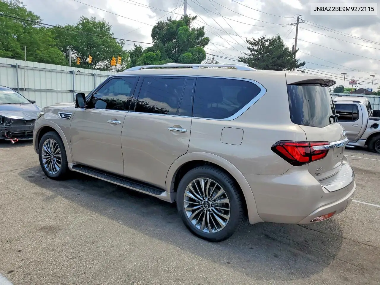 2021 Infiniti Qx80 Sensory VIN: JN8AZ2BE9M9272115 Lot: 56871306