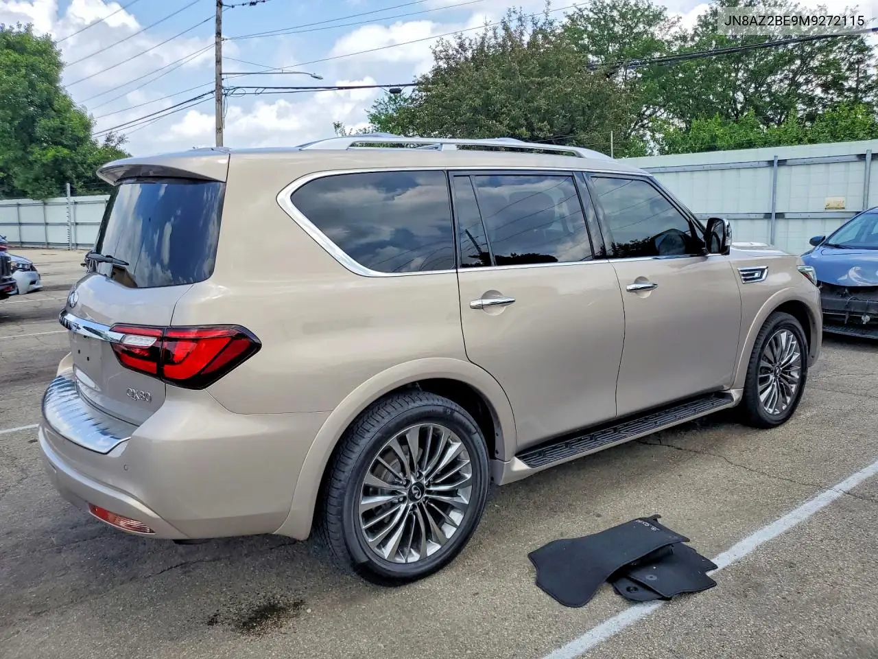 2021 Infiniti Qx80 Sensory VIN: JN8AZ2BE9M9272115 Lot: 56871306