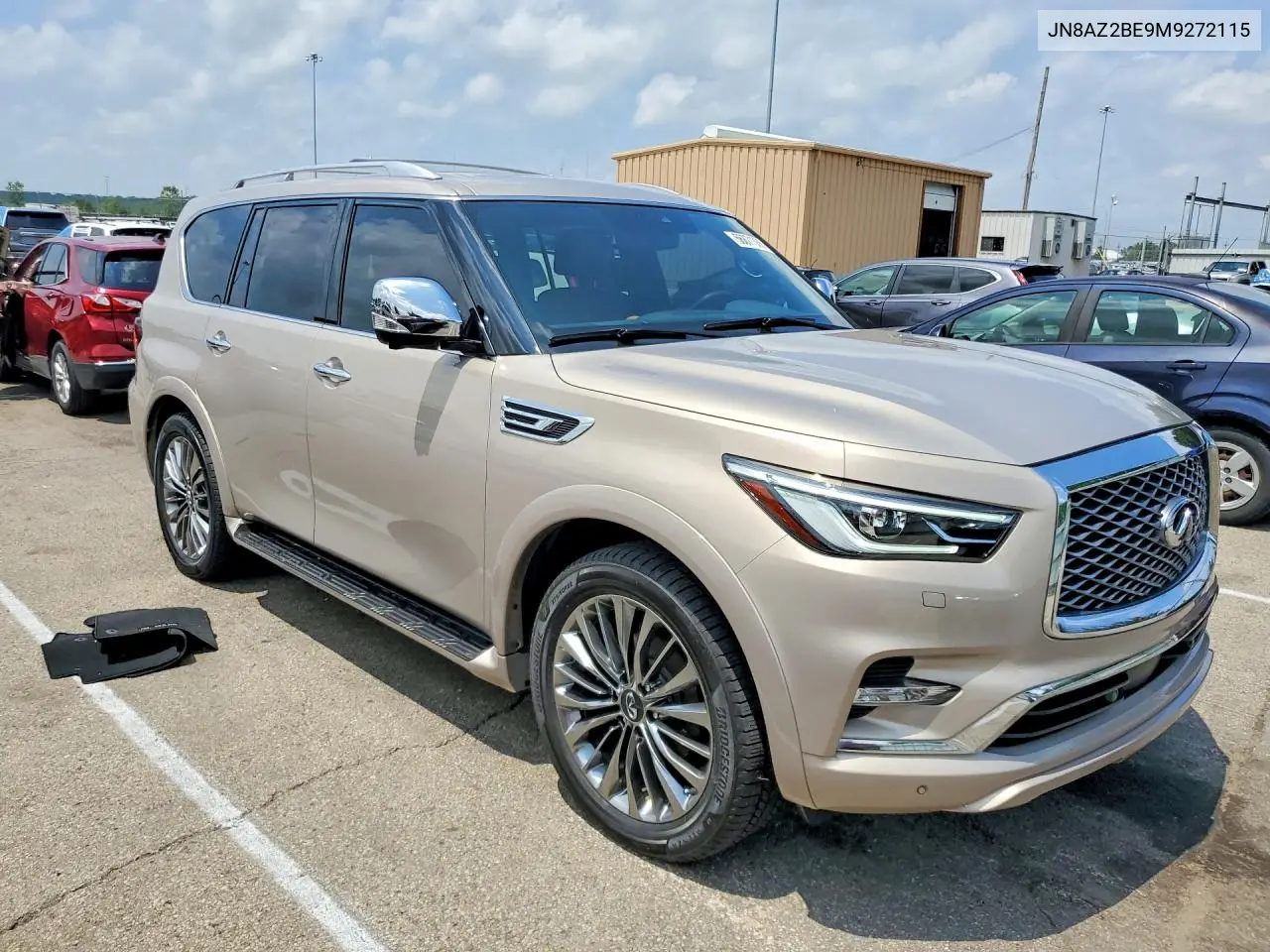 2021 Infiniti Qx80 Sensory VIN: JN8AZ2BE9M9272115 Lot: 56871306