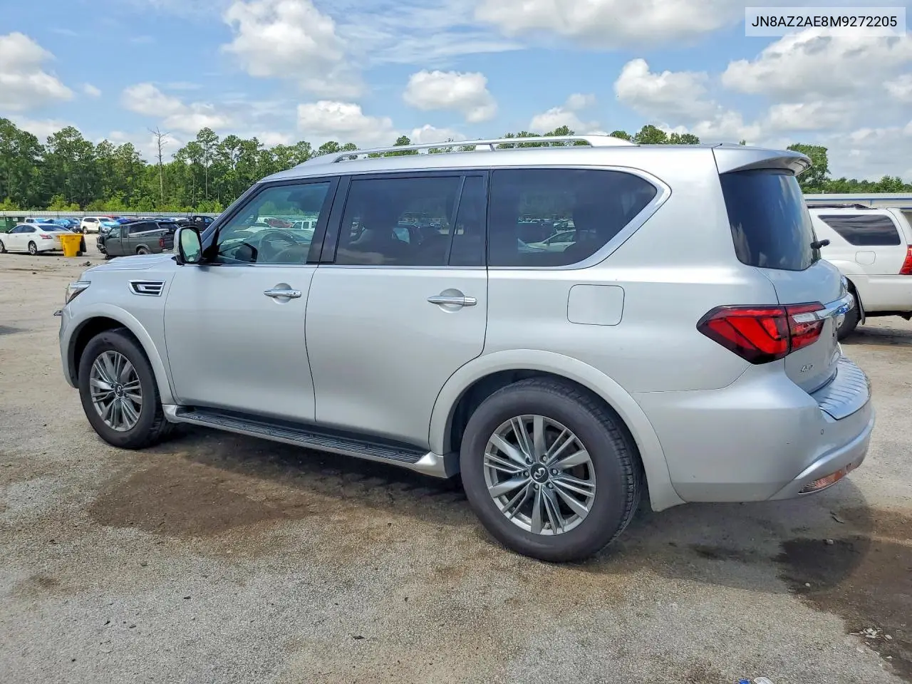 2021 Infiniti Qx80 Luxe VIN: JN8AZ2AE8M9272205 Lot: 60576036