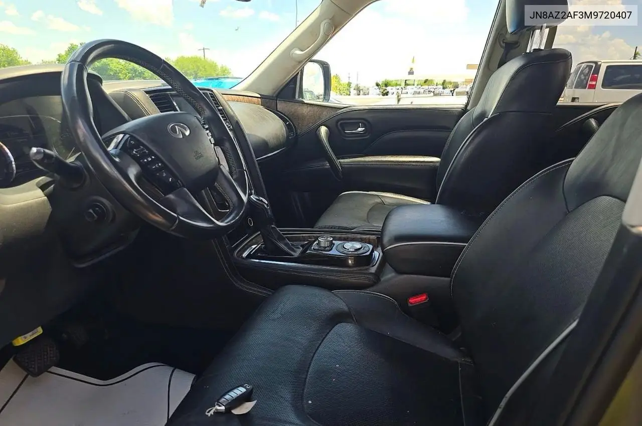 2021 Infi Qx80 Luxe VIN: JN8AZ2AF3M9720407 Lot: 61572456