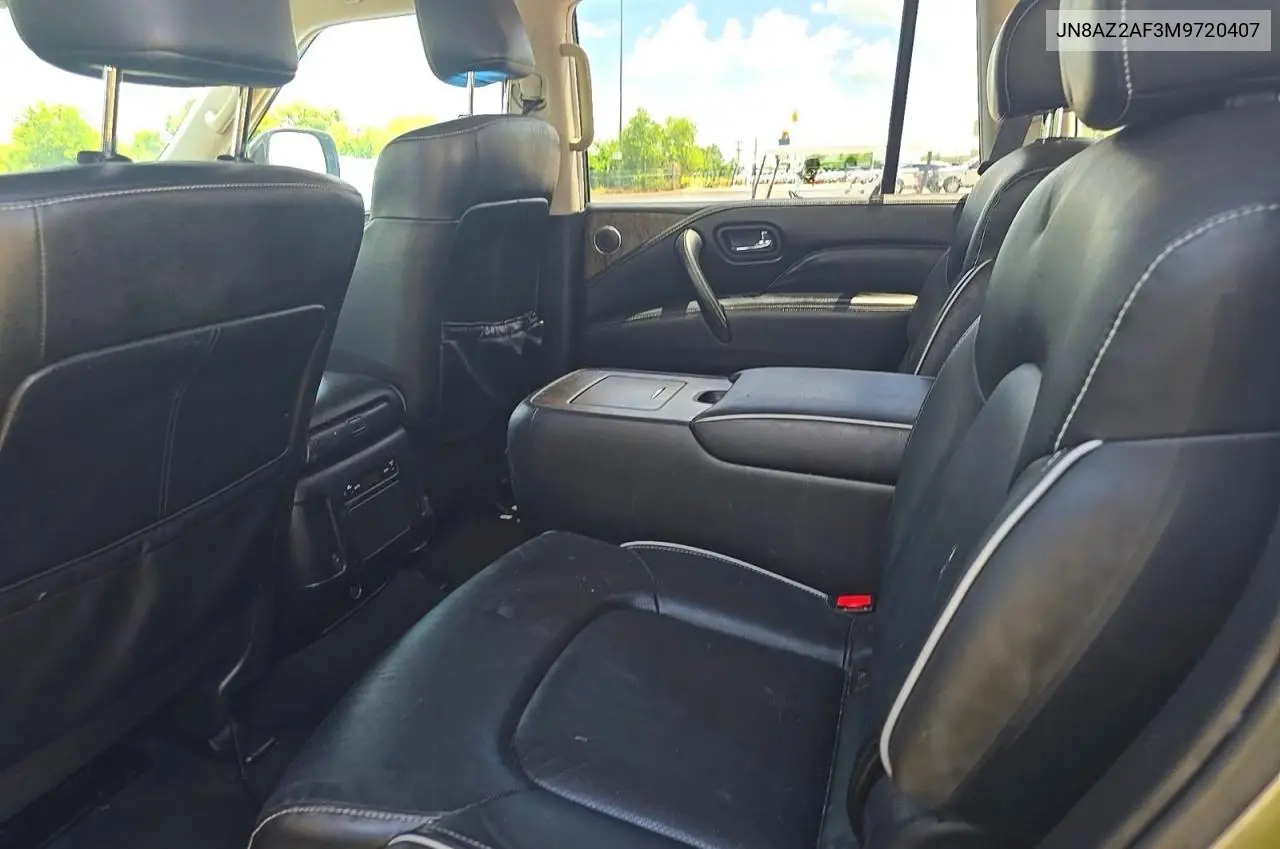 2021 Infi Qx80 Luxe VIN: JN8AZ2AF3M9720407 Lot: 61572456