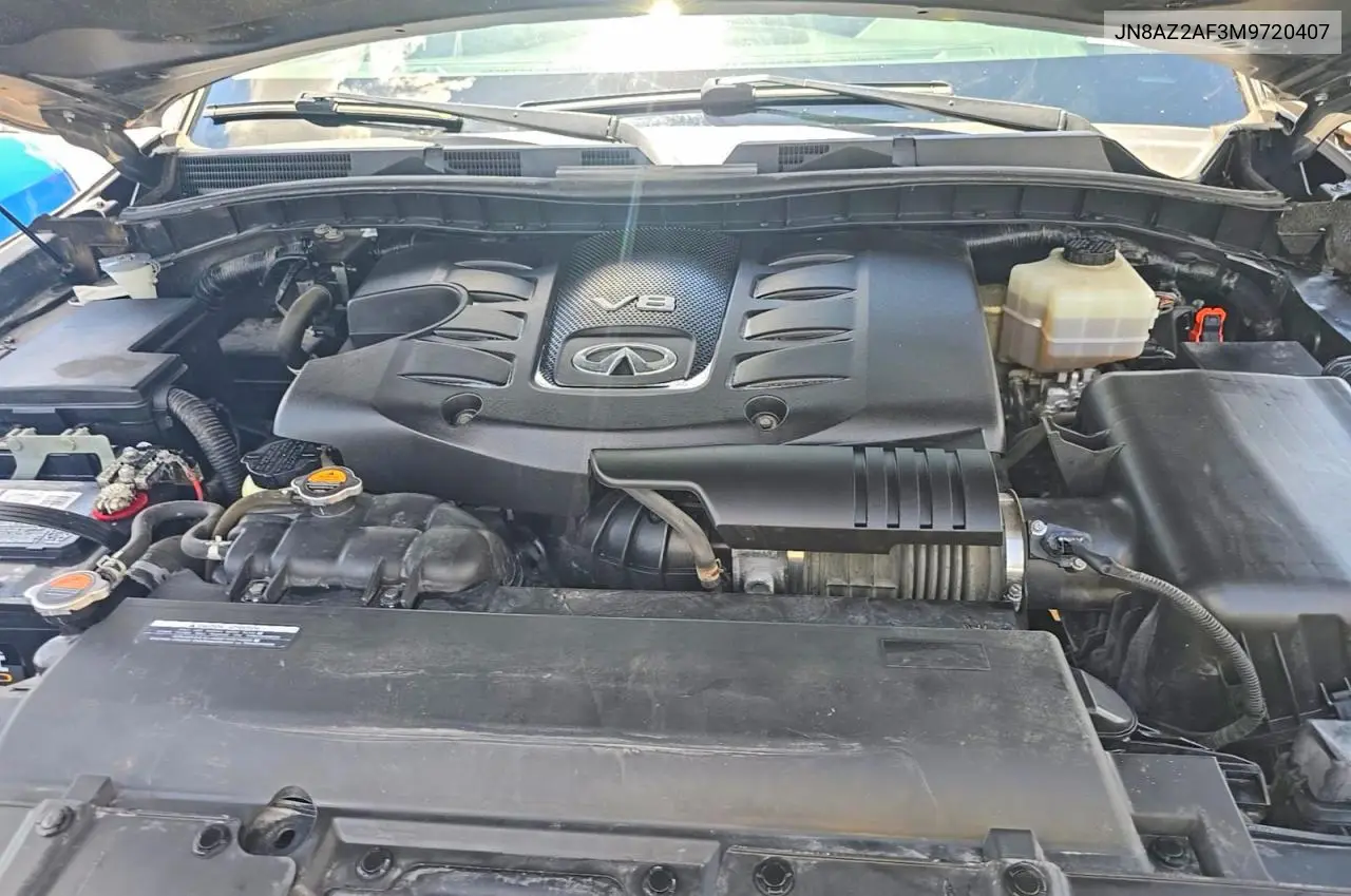 2021 Infi Qx80 Luxe VIN: JN8AZ2AF3M9720407 Lot: 61572456