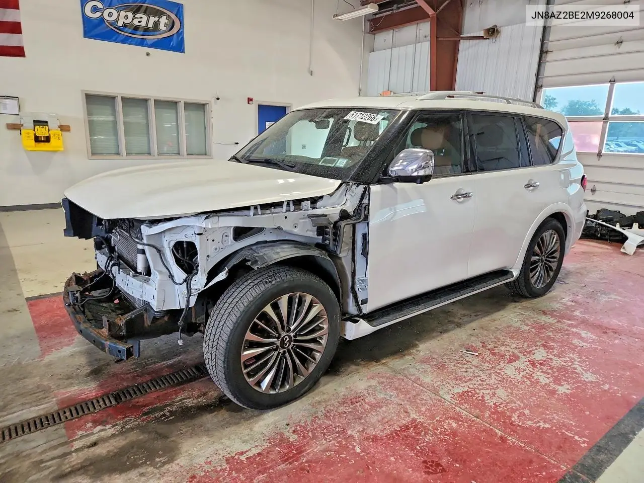 2021 Infiniti Qx80 Sensory VIN: JN8AZ2BE2M9268004 Lot: 61712266