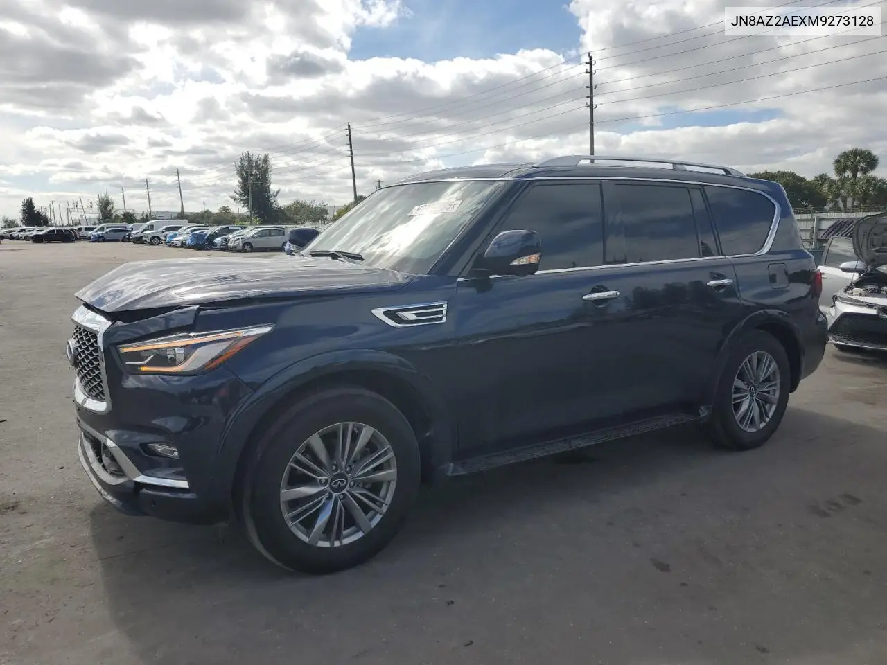 JN8AZ2AEXM9273128 2021 Infiniti Qx80 Luxe