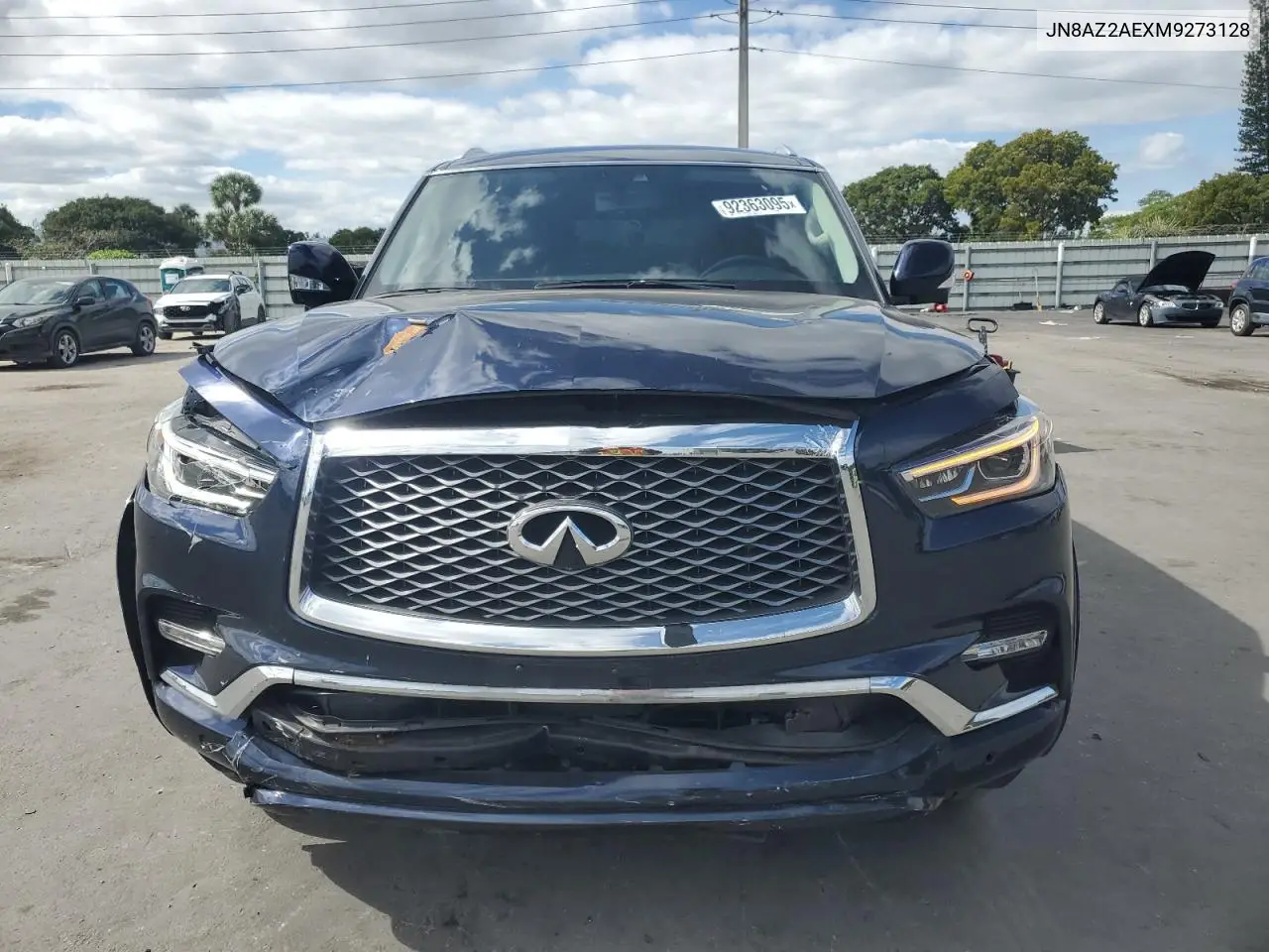 JN8AZ2AEXM9273128 2021 Infiniti Qx80 Luxe
