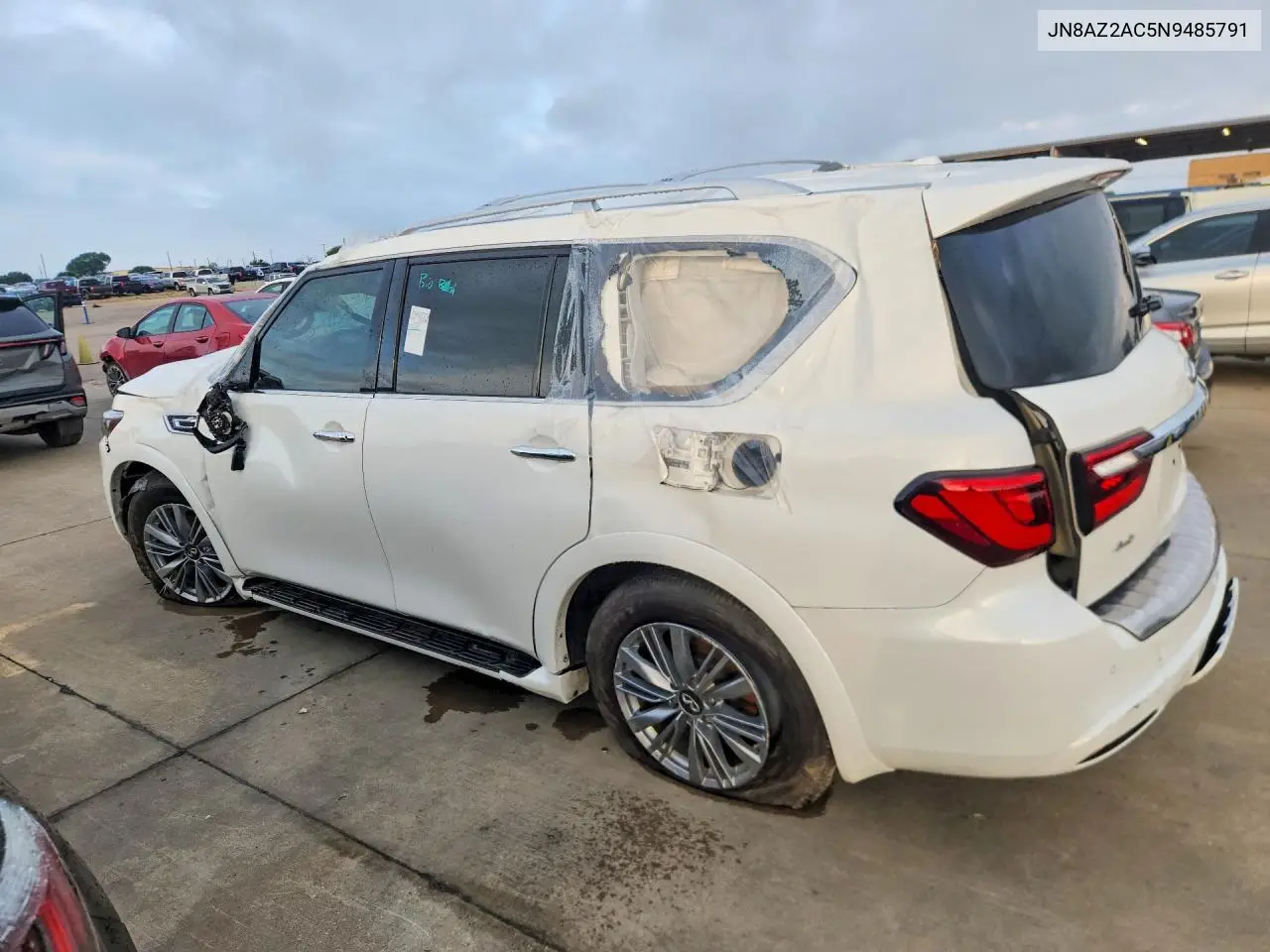 2022 Infiniti Qx80 Luxe VIN: JN8AZ2AC5N9485791 Lot: 54690776