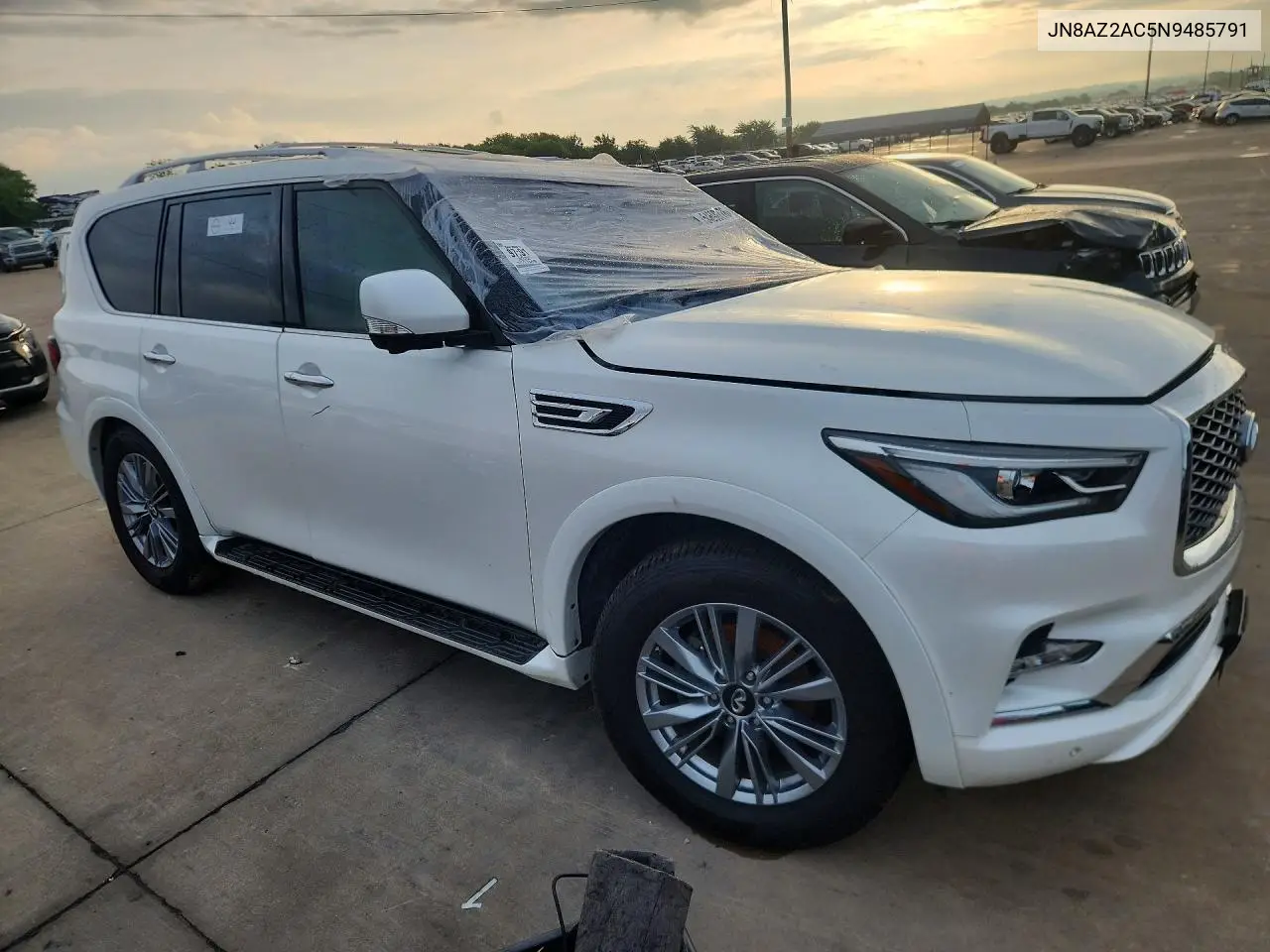 2022 Infiniti Qx80 Luxe VIN: JN8AZ2AC5N9485791 Lot: 54690776