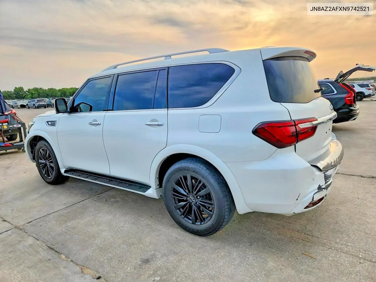 2022 Infiniti Qx80 Luxe VIN: JN8AZ2AFXN9742521 Lot: 58513746