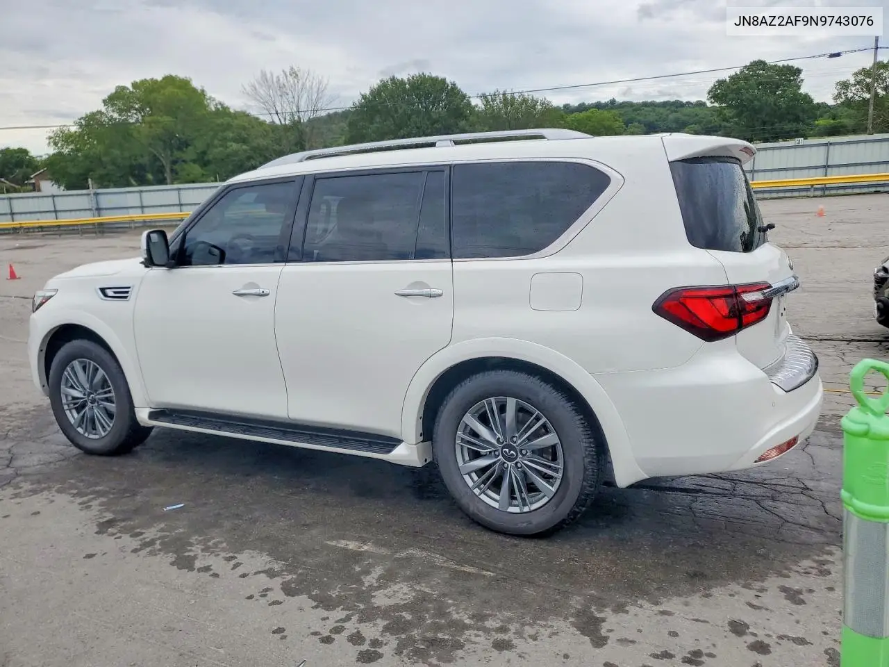 2022 Infiniti Qx80 Luxe VIN: JN8AZ2AF9N9743076 Lot: 59144926