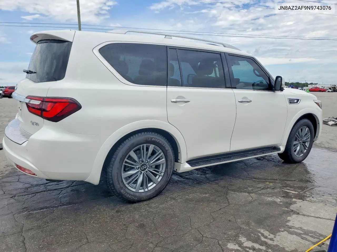 2022 Infiniti Qx80 Luxe VIN: JN8AZ2AF9N9743076 Lot: 59144926