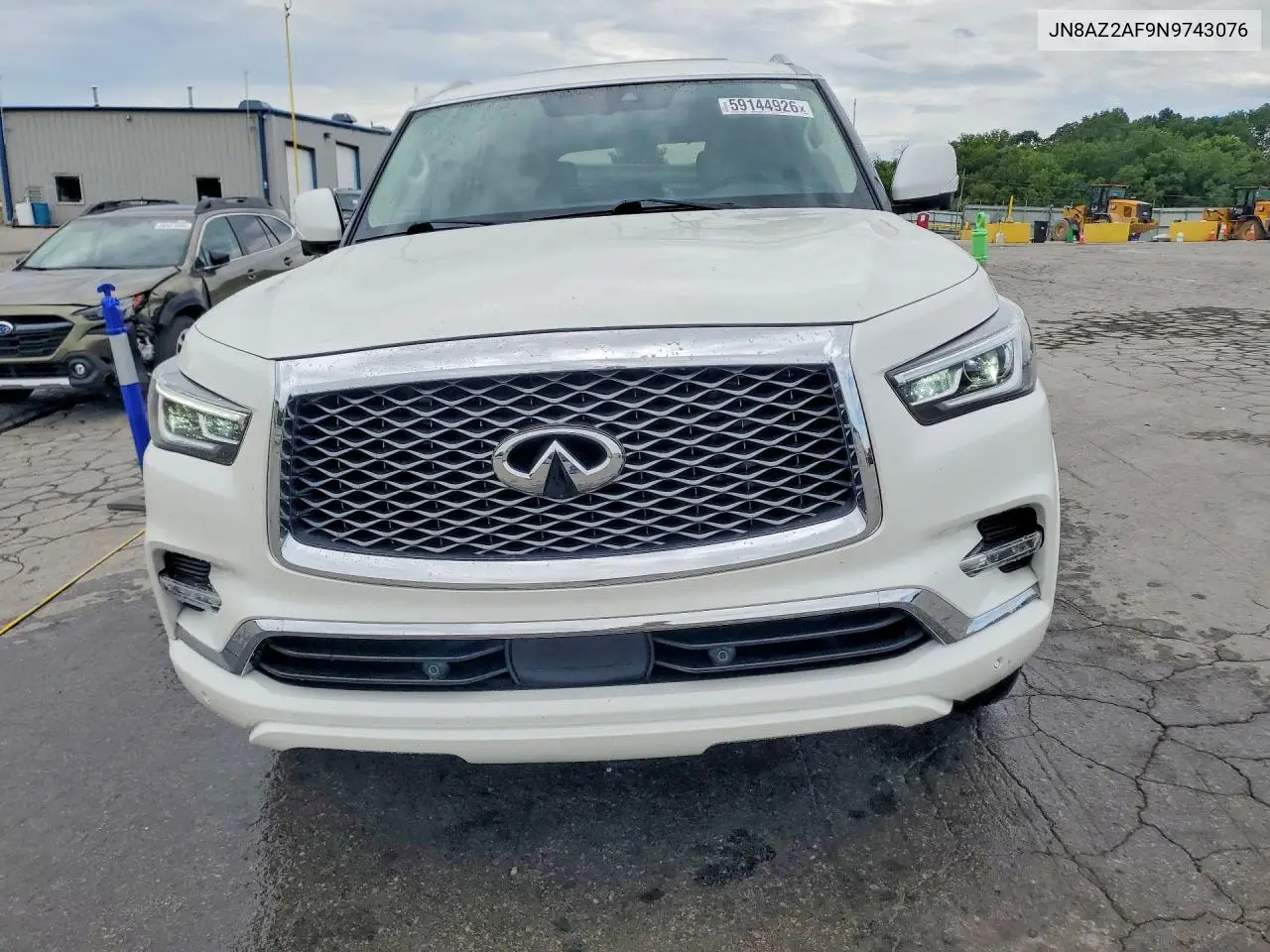 2022 Infiniti Qx80 Luxe VIN: JN8AZ2AF9N9743076 Lot: 59144926
