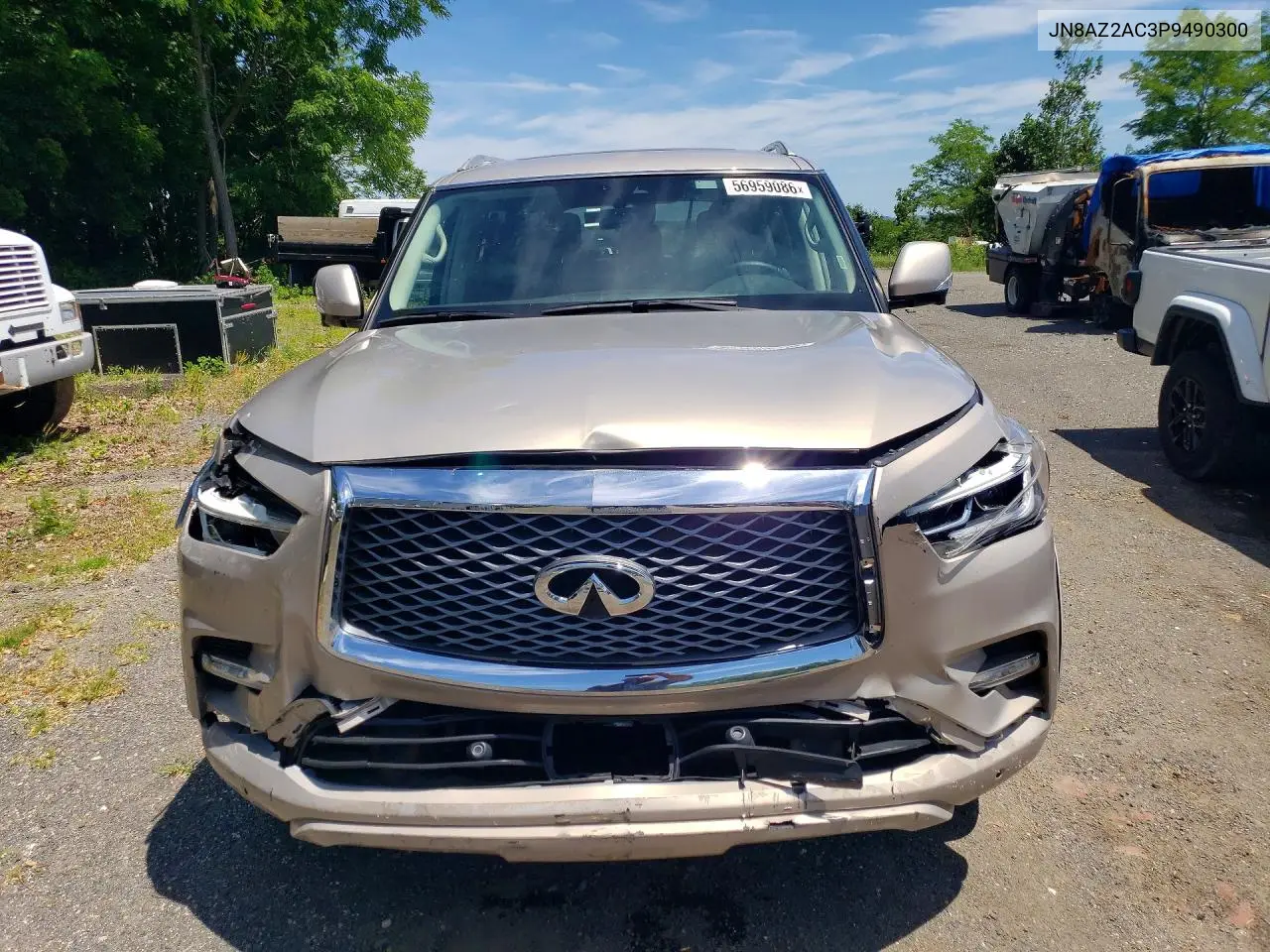 JN8AZ2AC3P9490300 2023 Infiniti Qx80 Luxe