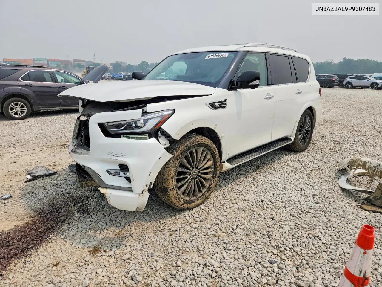 2023 Infiniti Qx80 Luxe VIN: JN8AZ2AE9P9307483 Lot: 61046956