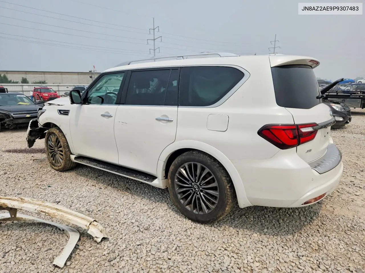 2023 Infiniti Qx80 Luxe VIN: JN8AZ2AE9P9307483 Lot: 61046956