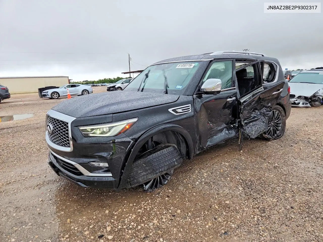 2023 Infiniti Qx80 Sensory VIN: JN8AZ2BE2P9302317 Lot: 61055116