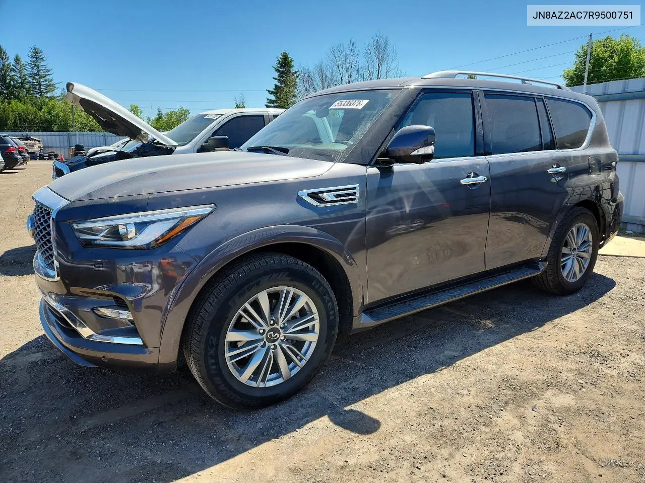 2024 Infiniti Qx80 Luxe VIN: JN8AZ2AC7R9500751 Lot: 55336876