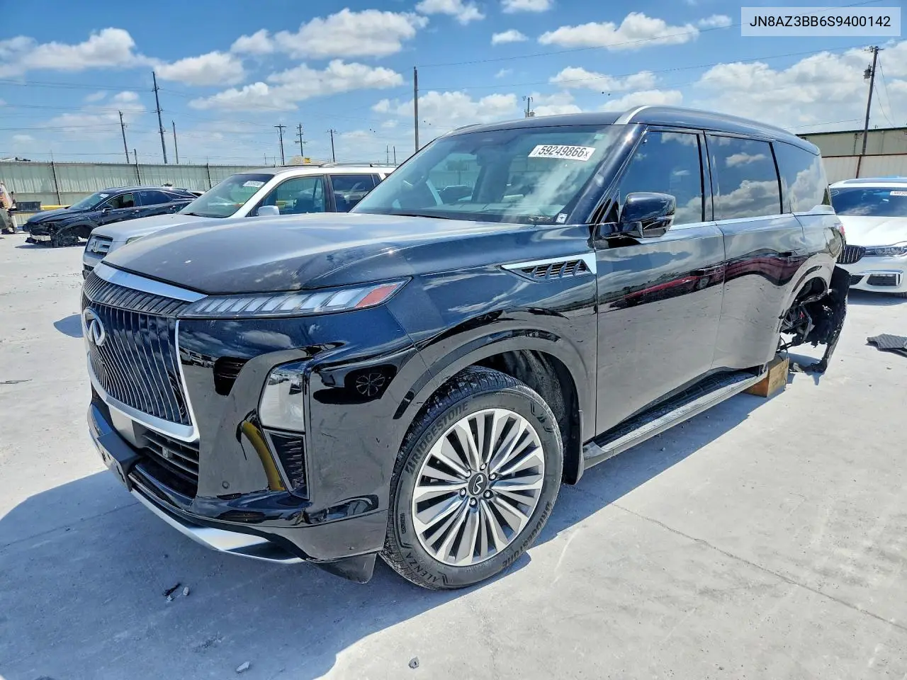 2025 Infiniti Qx80 Luxe VIN: JN8AZ3BB6S9400142 Lot: 59249866
