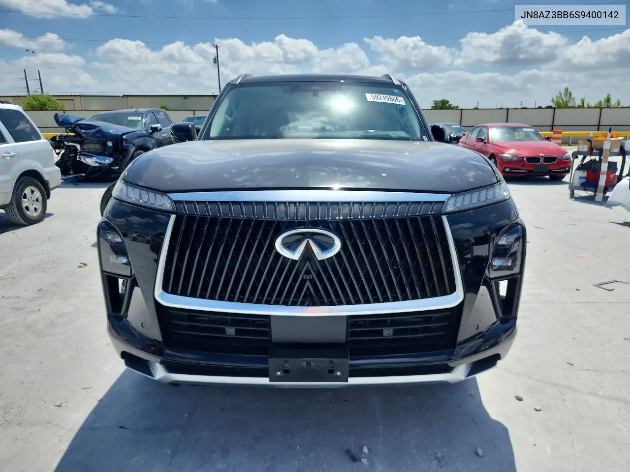 2025 Infiniti Qx80 Luxe VIN: JN8AZ3BB6S9400142 Lot: 59249866