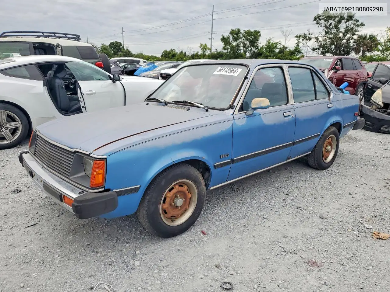 1981 Isuzu I-Mark VIN: JABAT69P1B0809298 Lot: 56145966