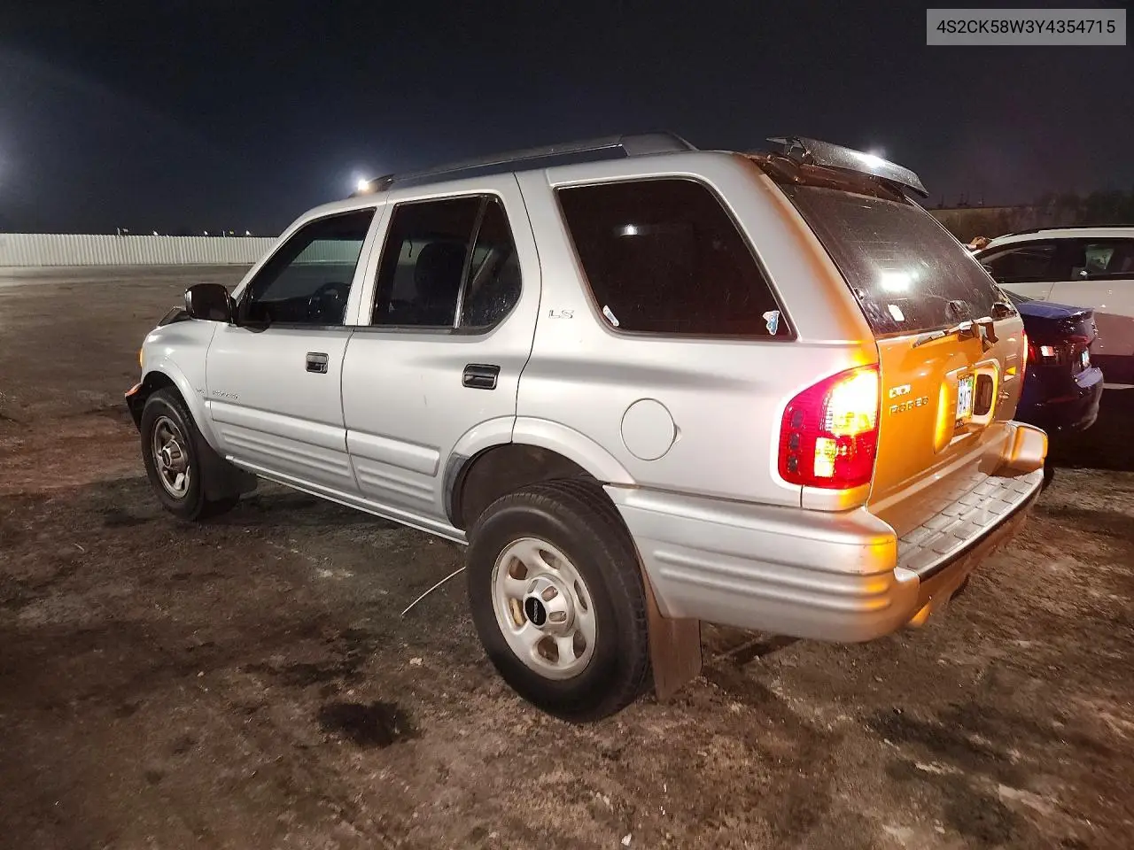 2000 Isuzu Rodeo S VIN: 4S2CK58W3Y4354715 Lot: 60277826