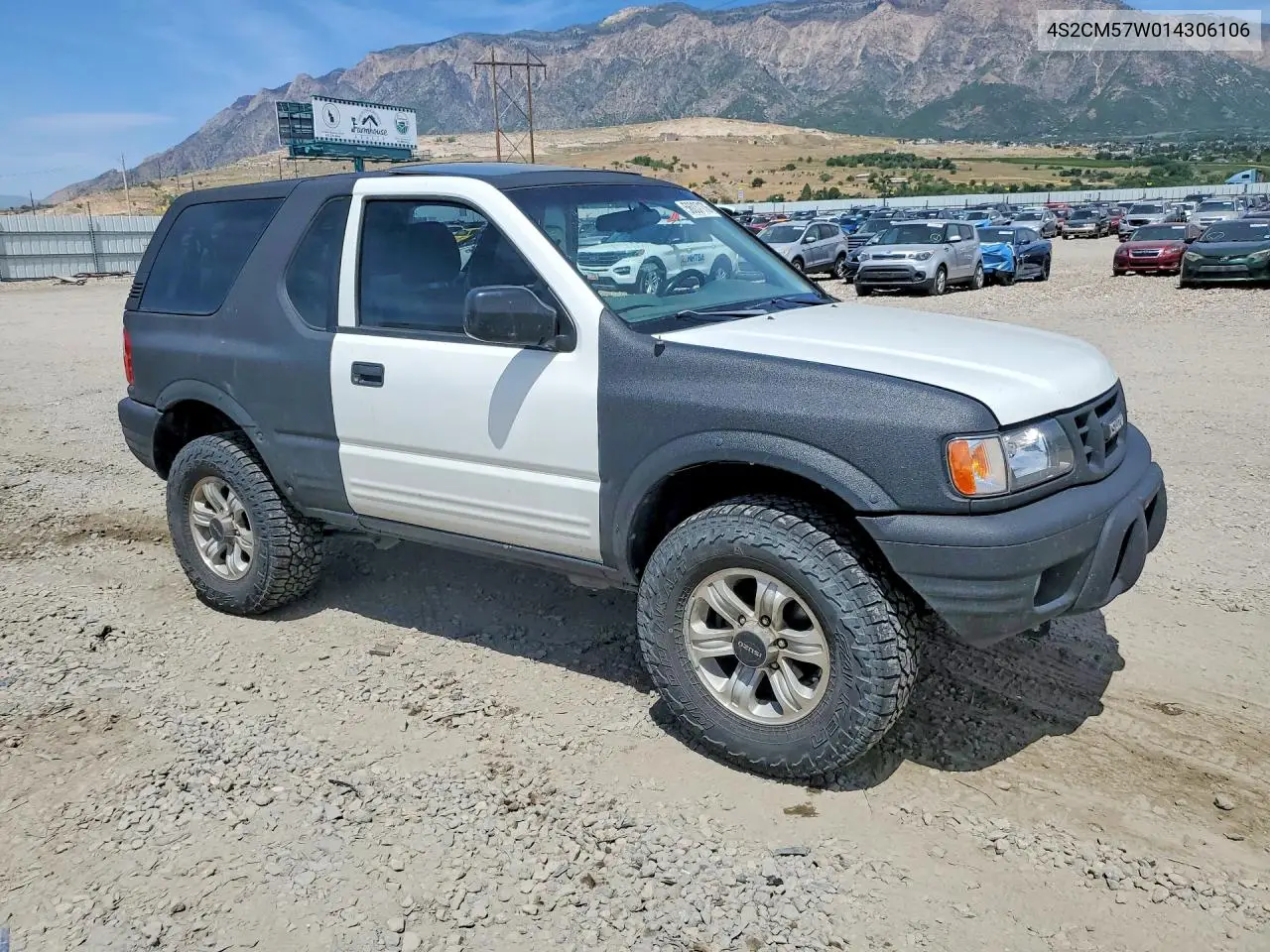 2001 Isuzu Rodeo Sport VIN: 4S2CM57W014306106 Lot: 56037176