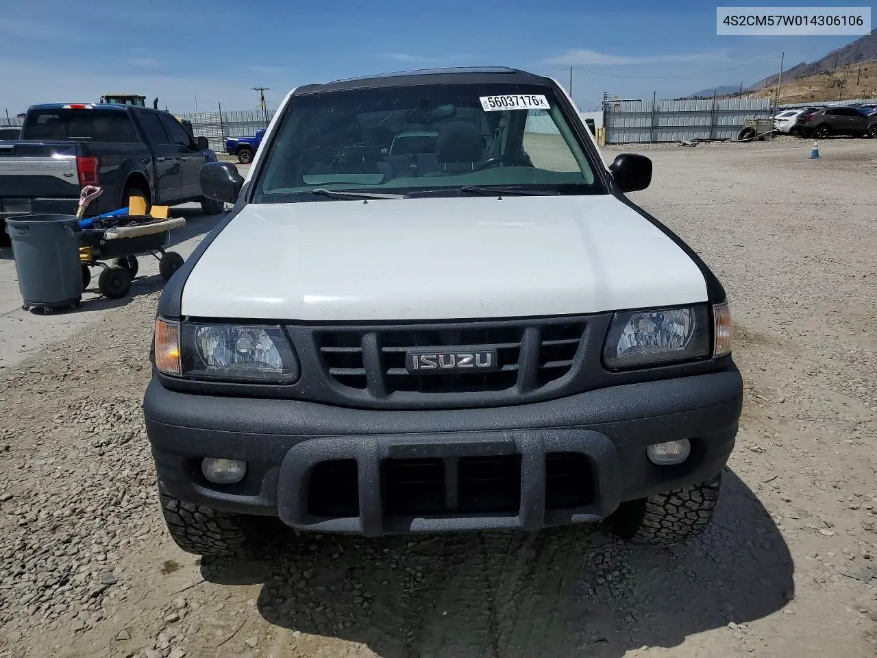 2001 Isuzu Rodeo Sport VIN: 4S2CM57W014306106 Lot: 56037176