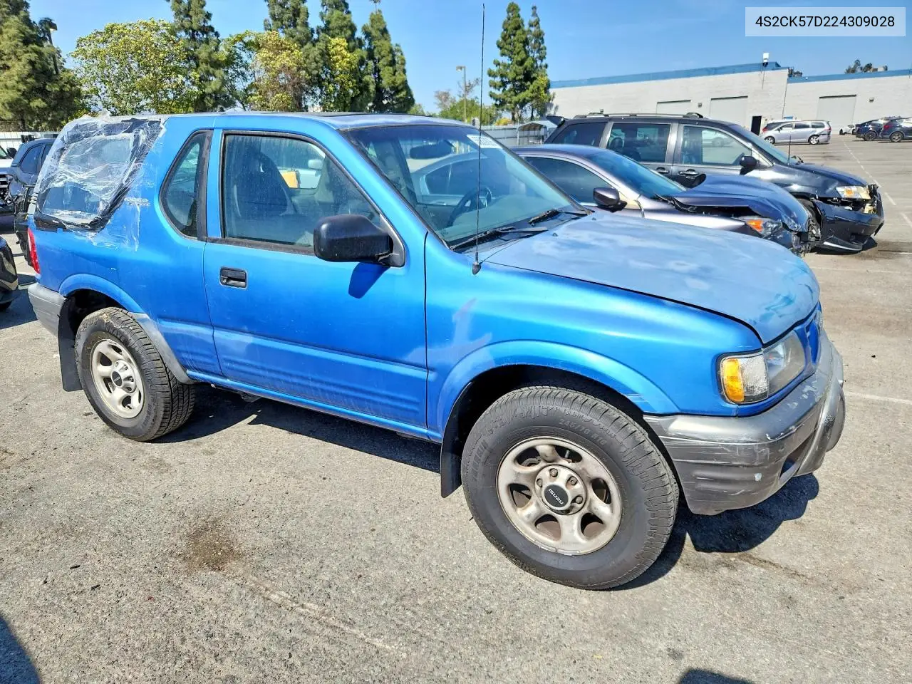 2002 Isuzu Rodeo Sport VIN: 4S2CK57D224309028 Lot: 55839226