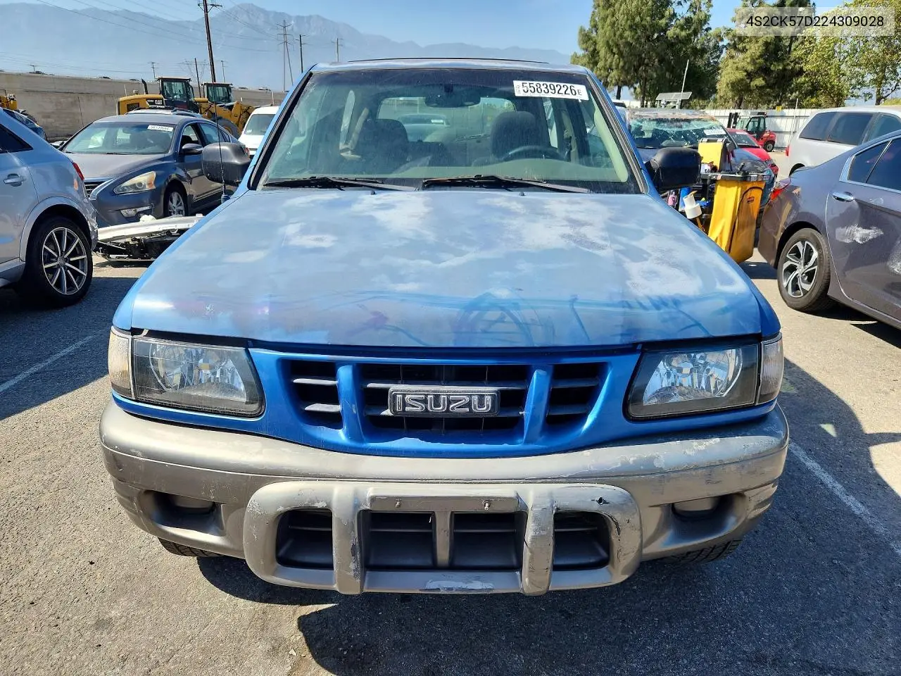 2002 Isuzu Rodeo Sport VIN: 4S2CK57D224309028 Lot: 55839226
