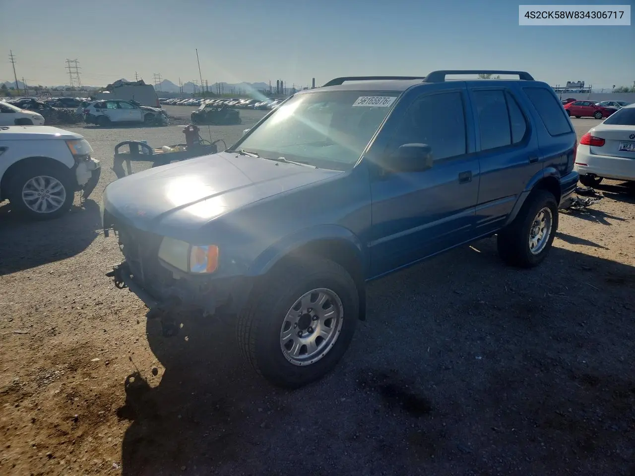 2003 Isuzu Rodeo S VIN: 4S2CK58W834306717 Lot: 56165876